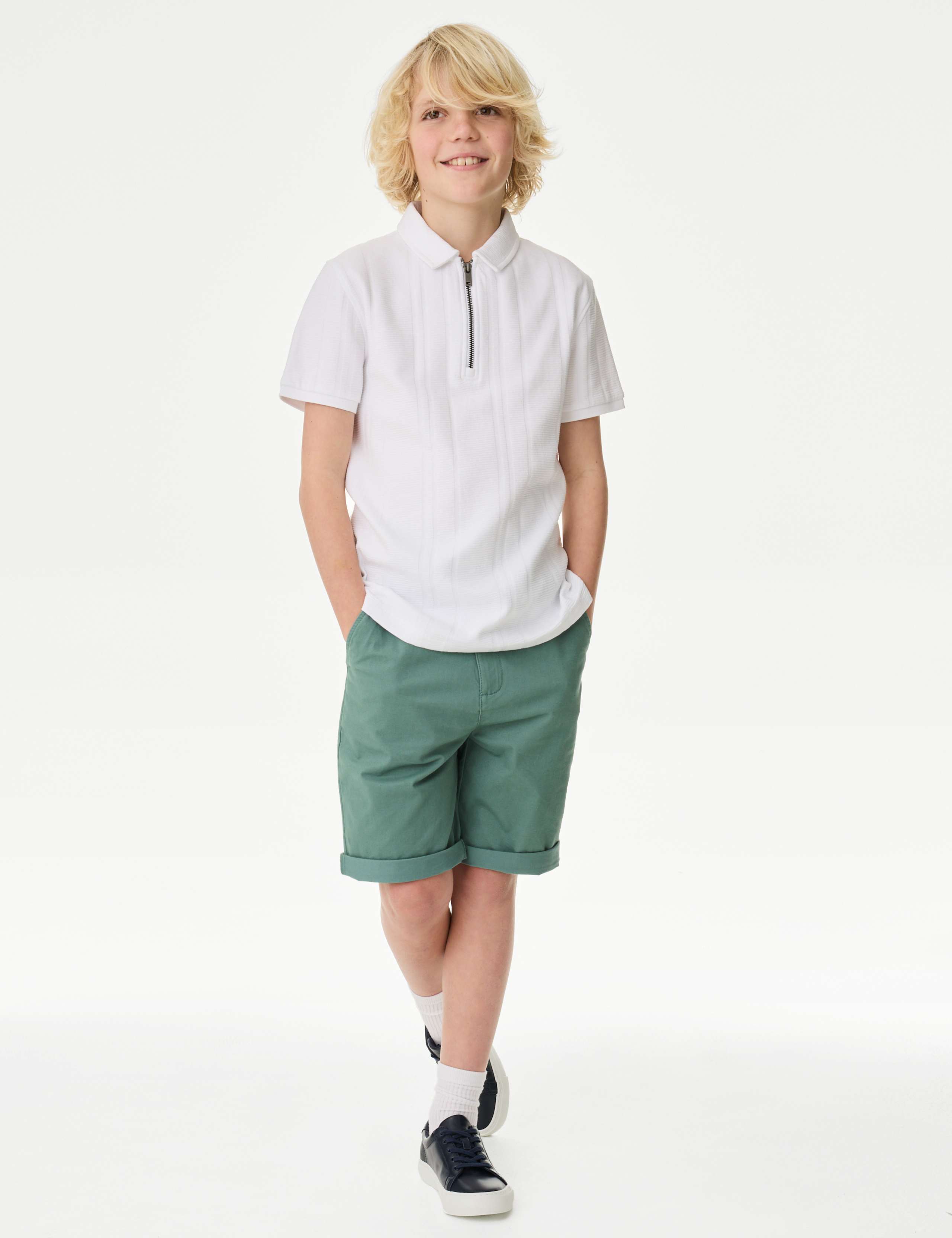 Cotton Rich Chino Shorts (6-16 Yrs)