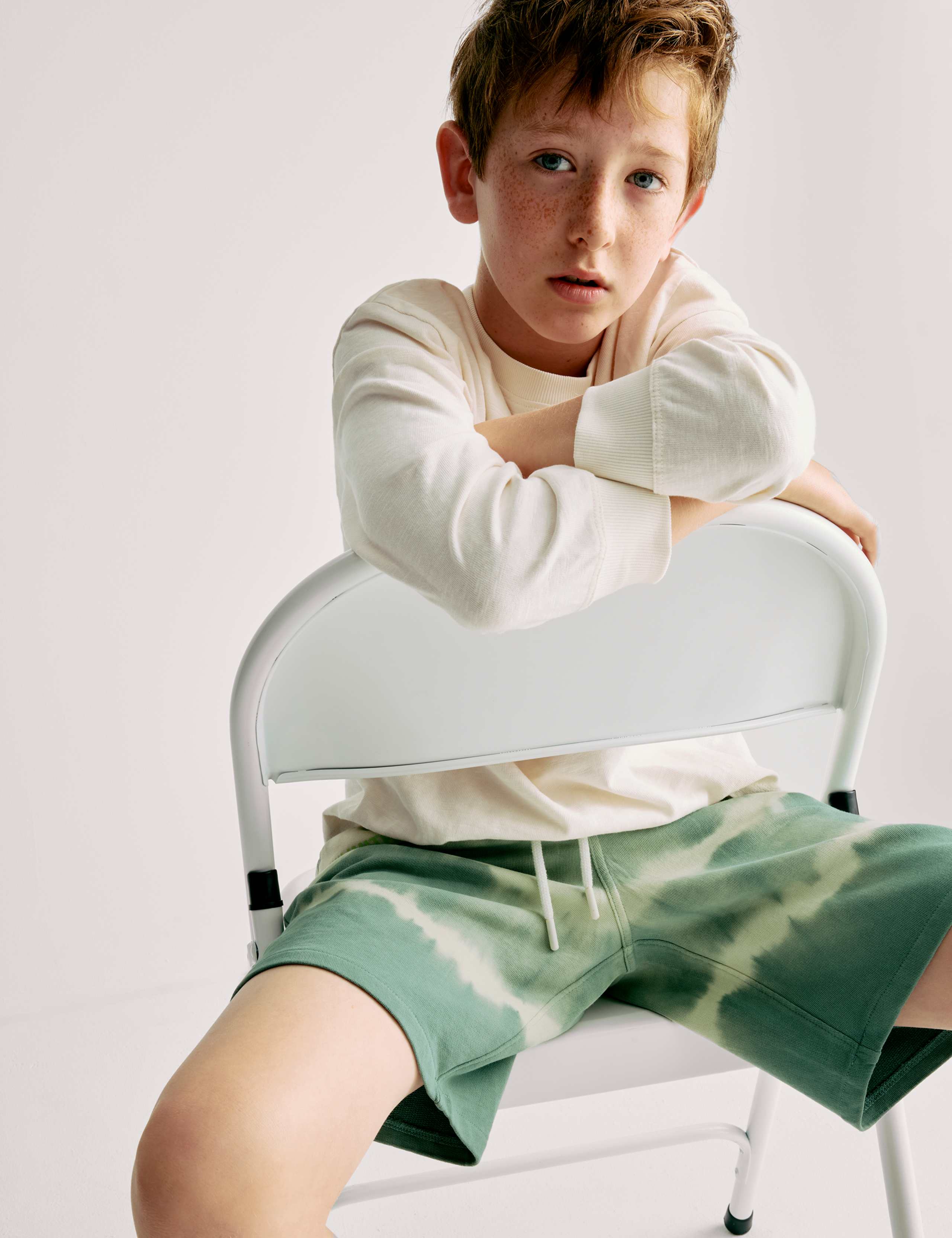 Pure Cotton Tie Dye Shorts (6 - 16 Yrs)