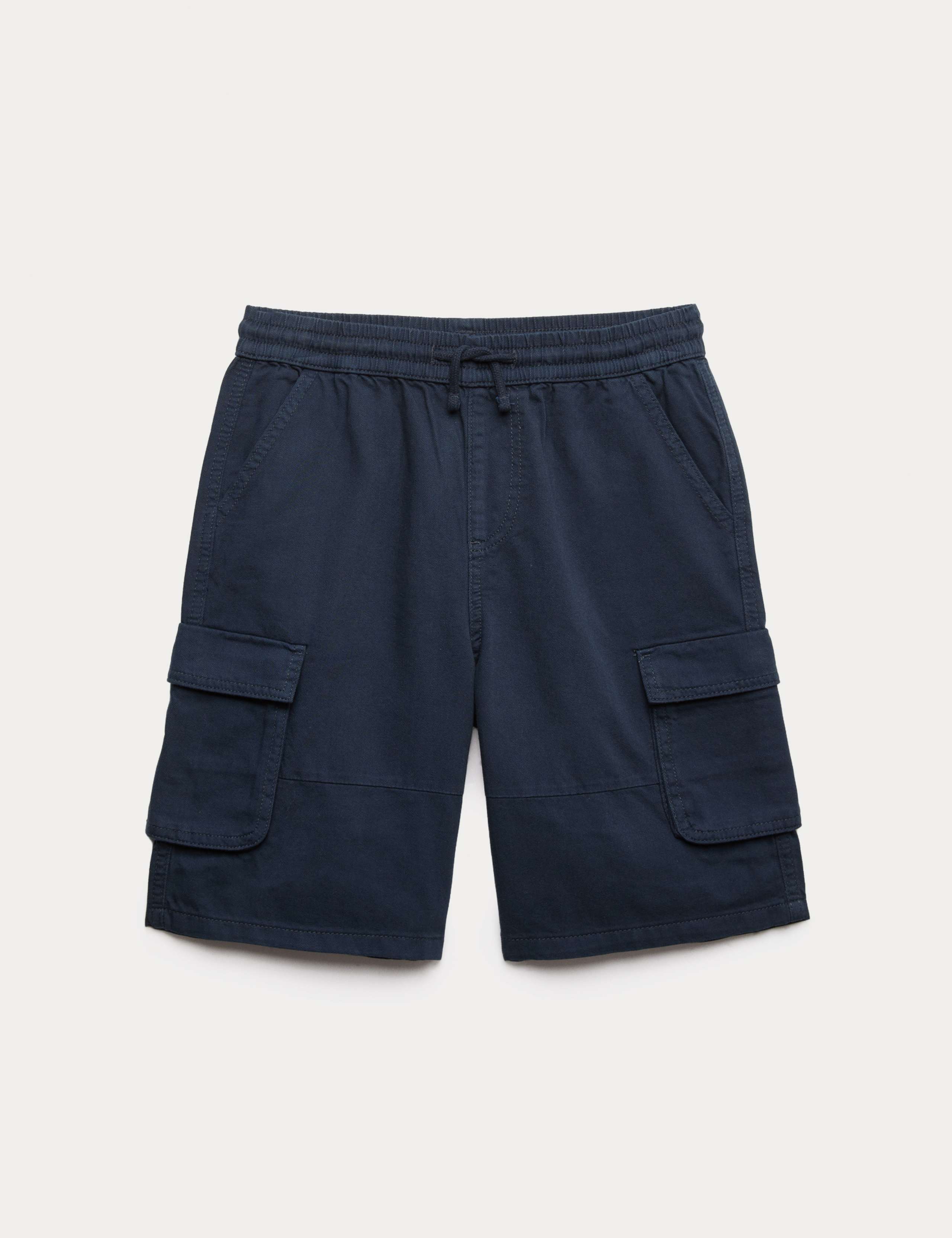Pure Cotton Cargo Shorts (6-16 Yrs)