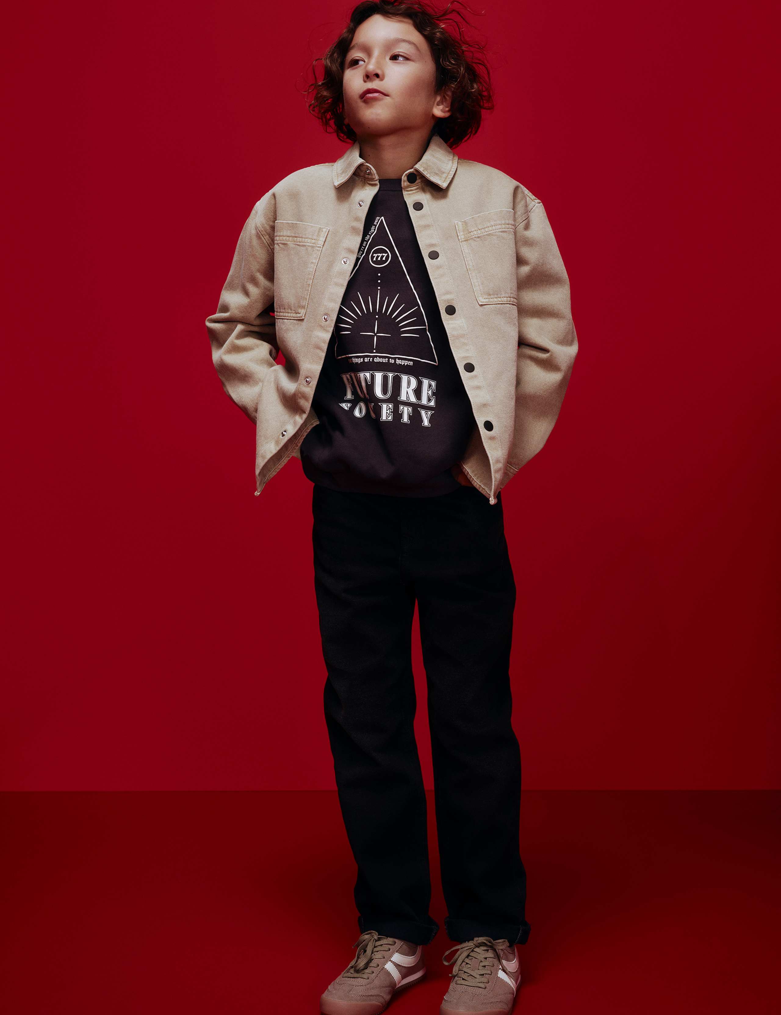 Pure Cotton Relaxed Fit Jeans (6-16 Yrs)