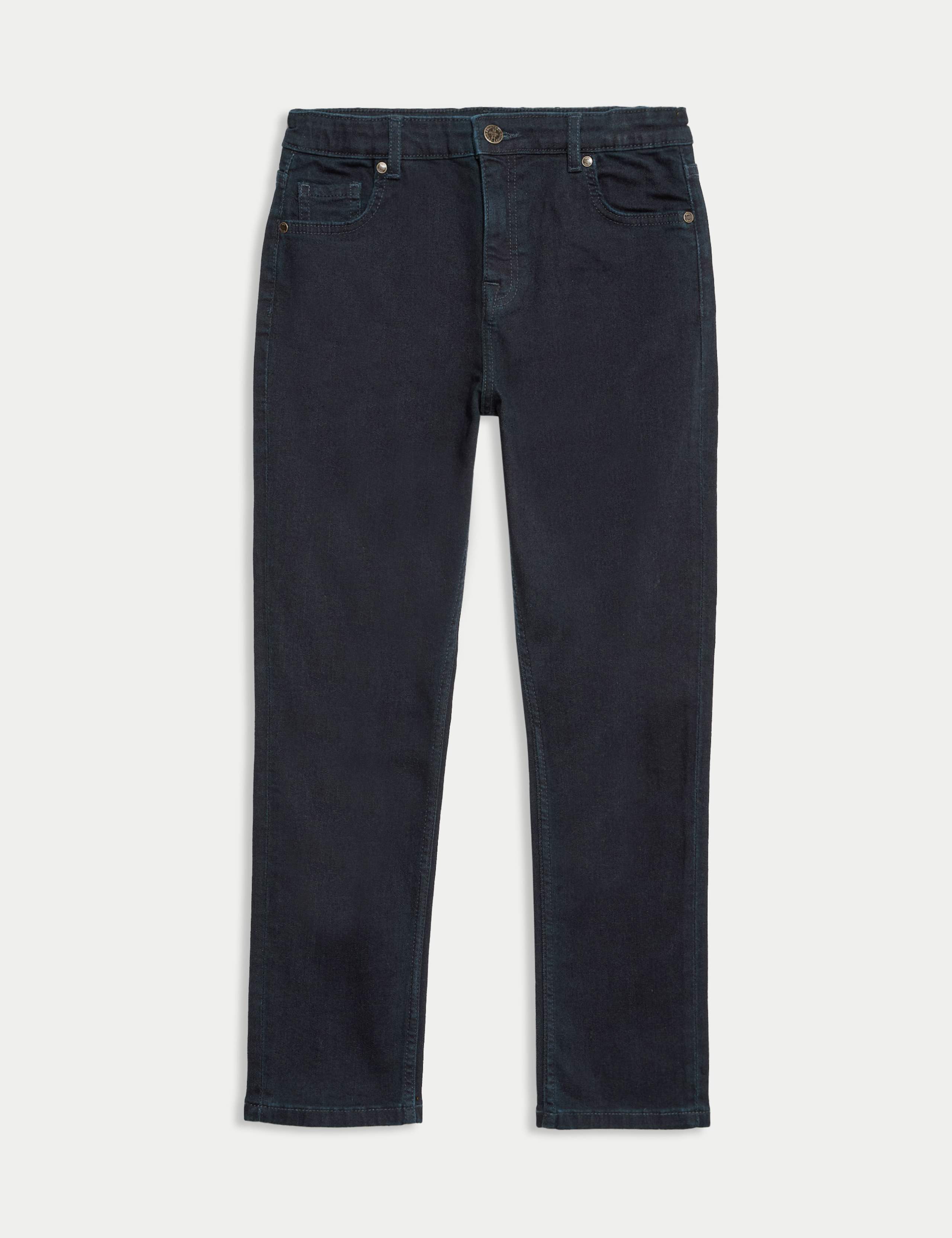 Cotton Rich Straight Jeans (6-16 Yrs)