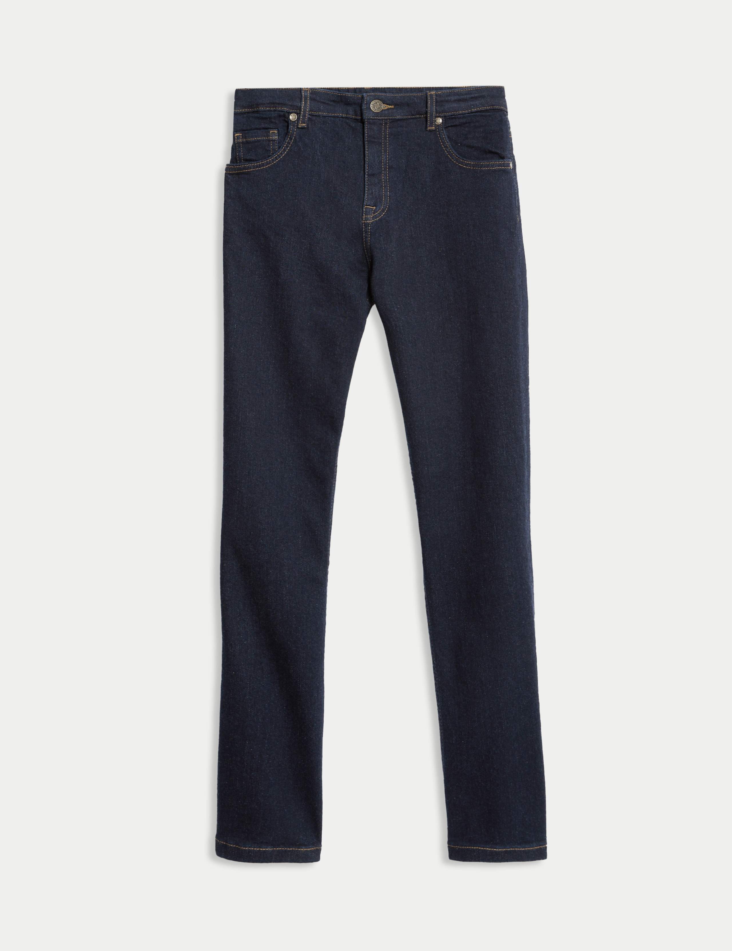 Cotton Rich Straight Jeans (6-16 Yrs)