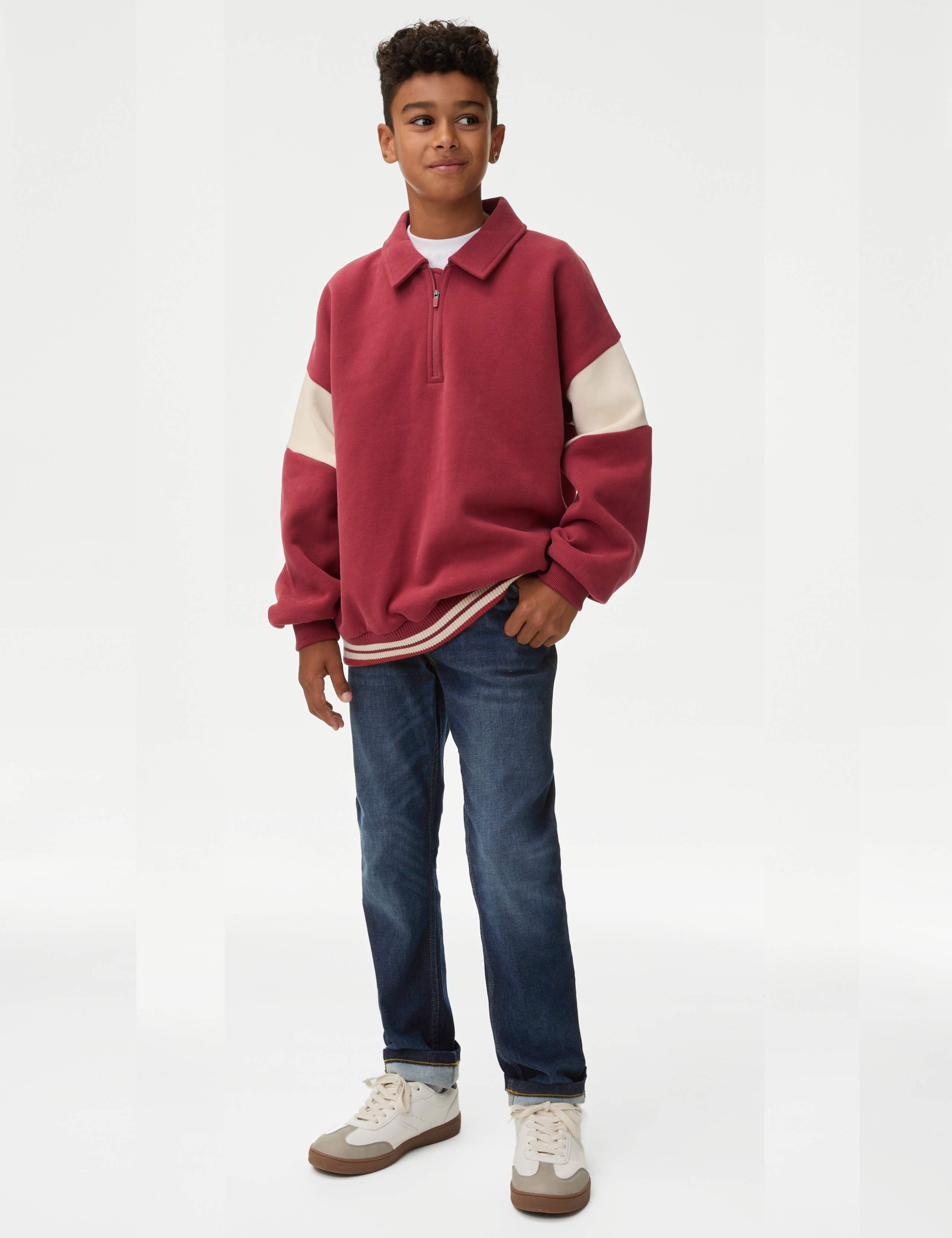 The Jones Slim Fit Cotton with Stretch Jeans (6-16 Yrs)