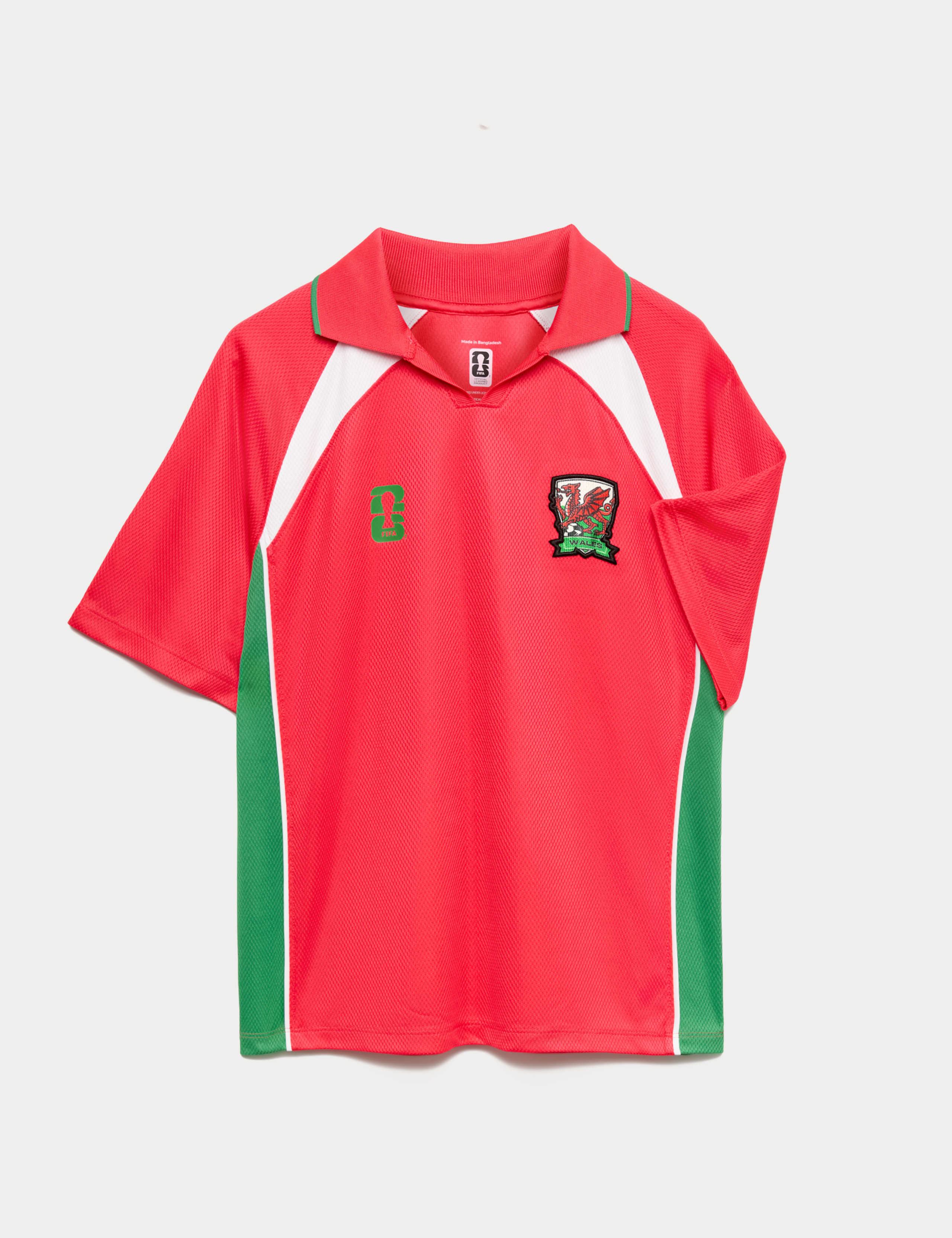 FIFA Wales Football T-Shirt (2-16 Yrs)