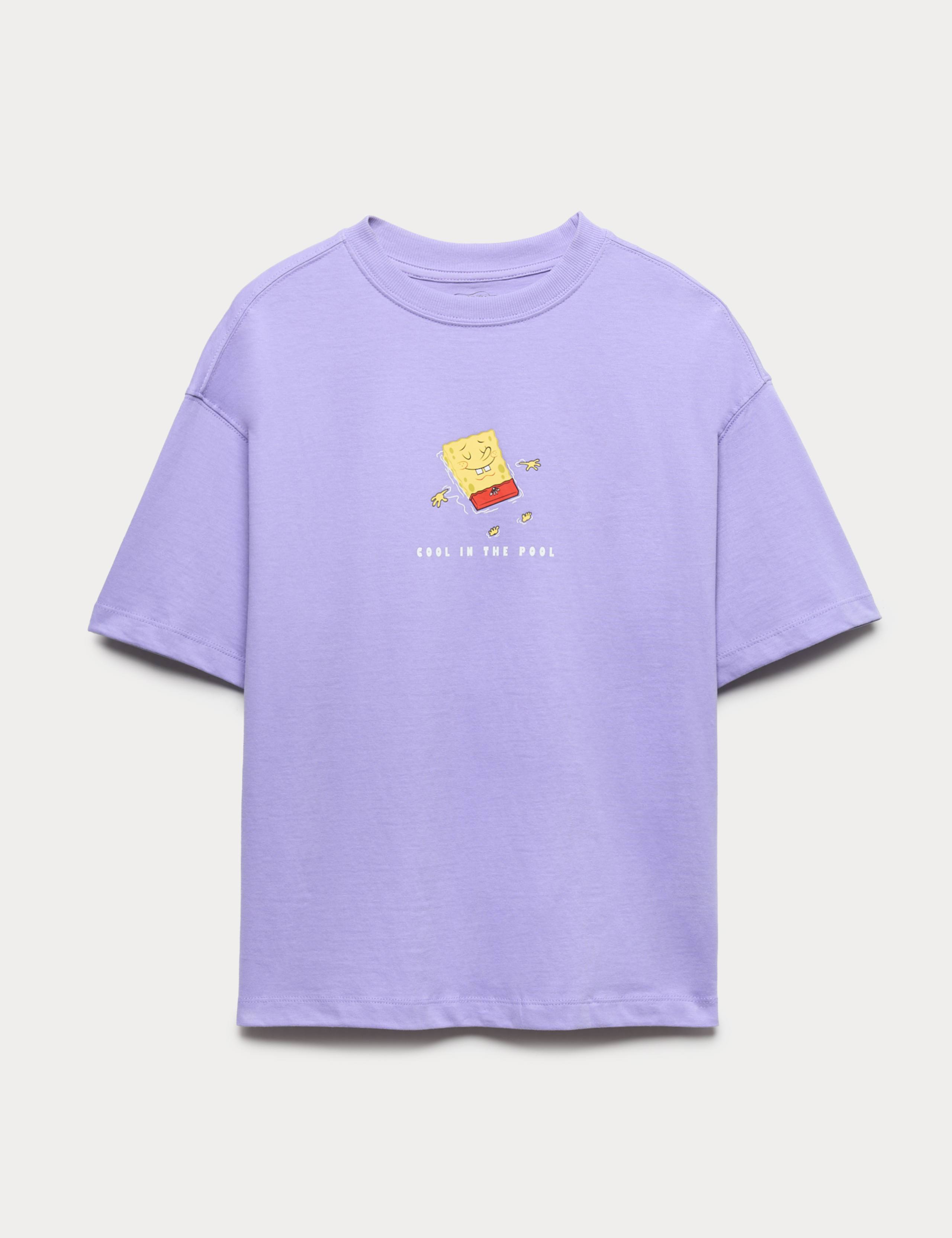 Pure Cotton Spongebob™ Graphic T-Shirt (6-16 Yrs)