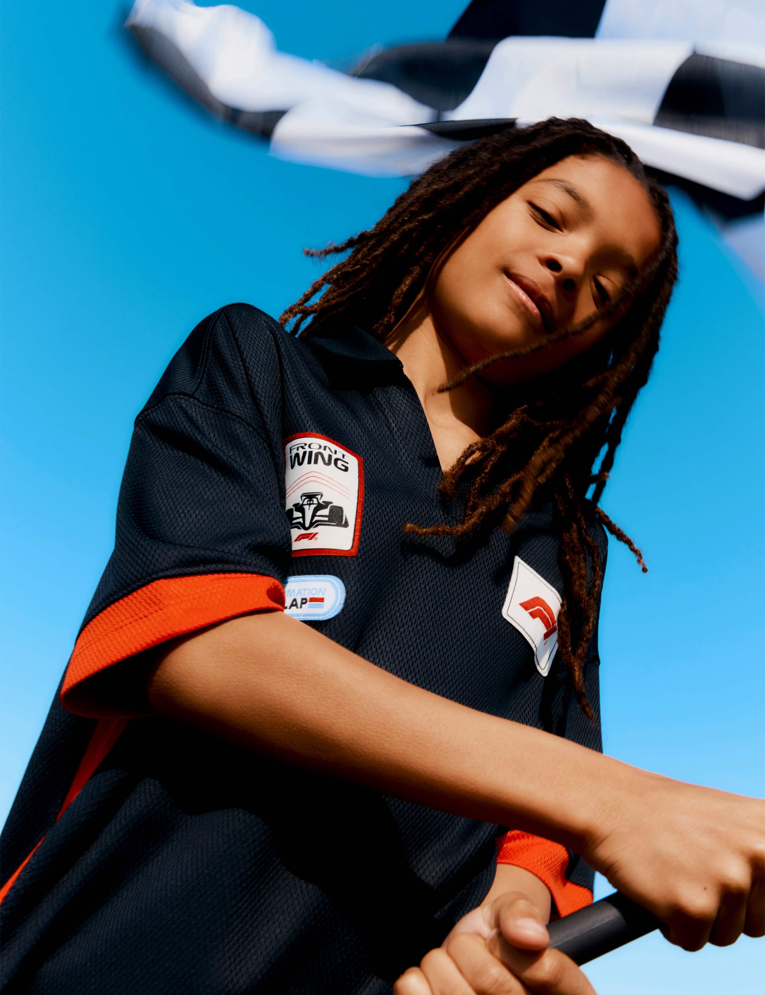 Formula 1® Mesh Polo Top (6-16 Yrs)