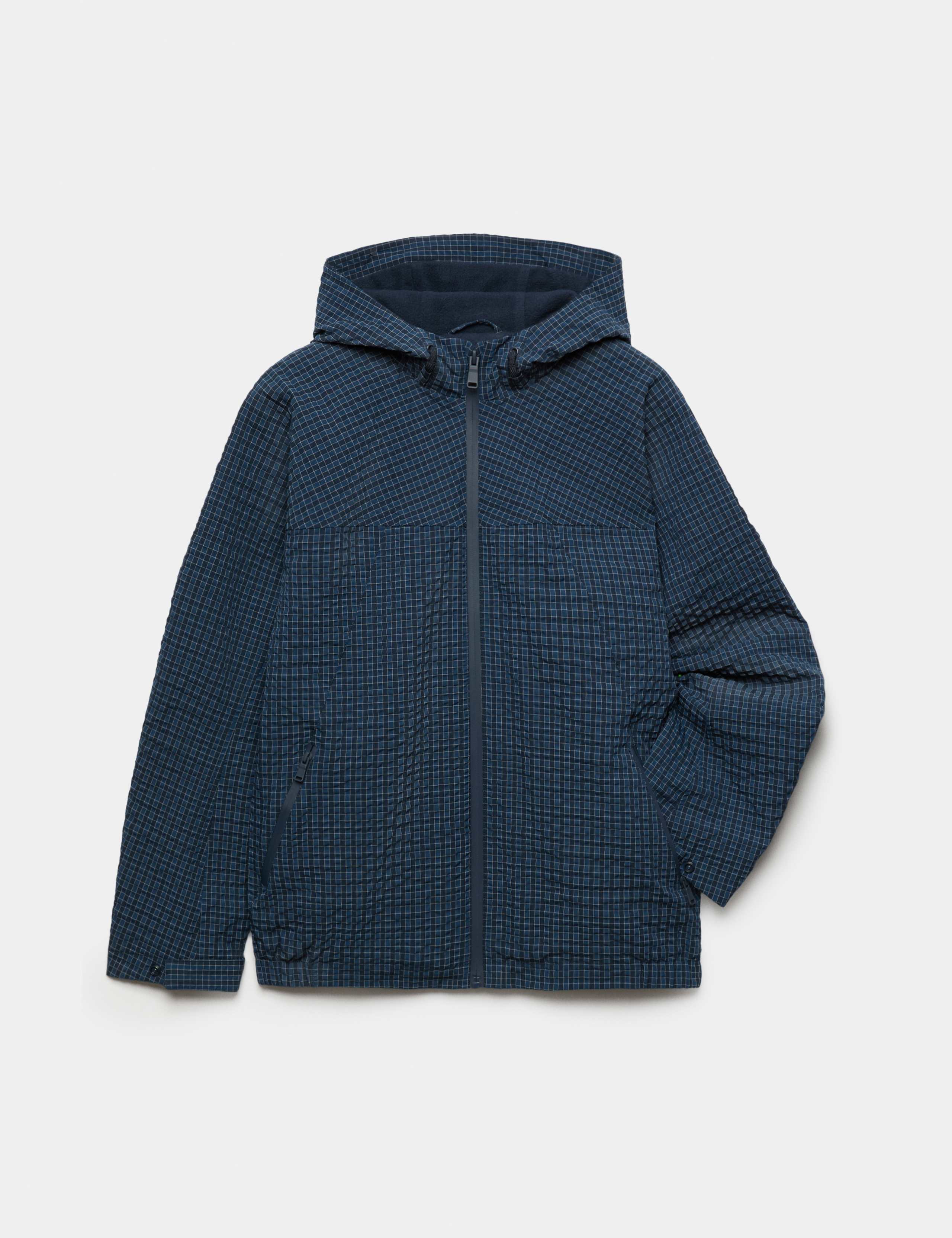 Stormwear™ Checked Hooded Jacket (6-16 Yrs)