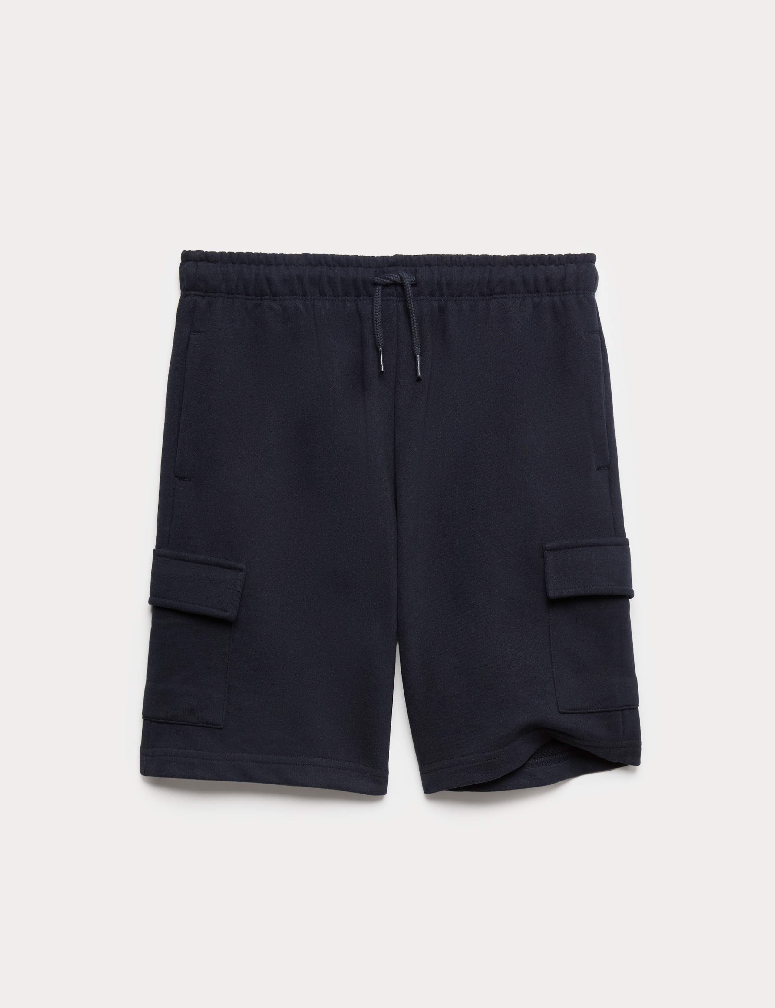Cotton Rich Jersey Cargo Shorts (6-16 Yrs)