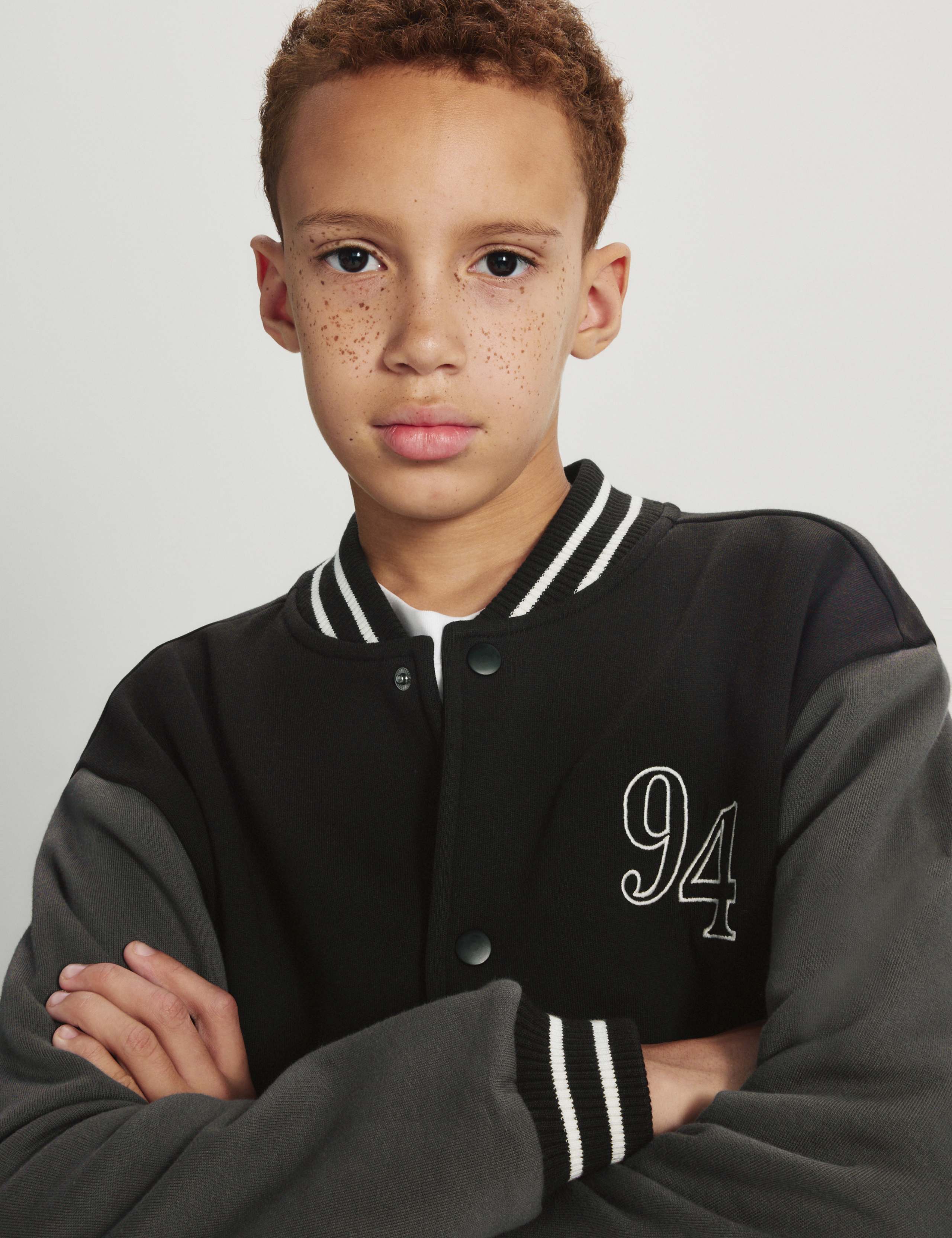 Cotton Rich Graphic Jersey Bomber Sweatshirt (6-16 Yrs)