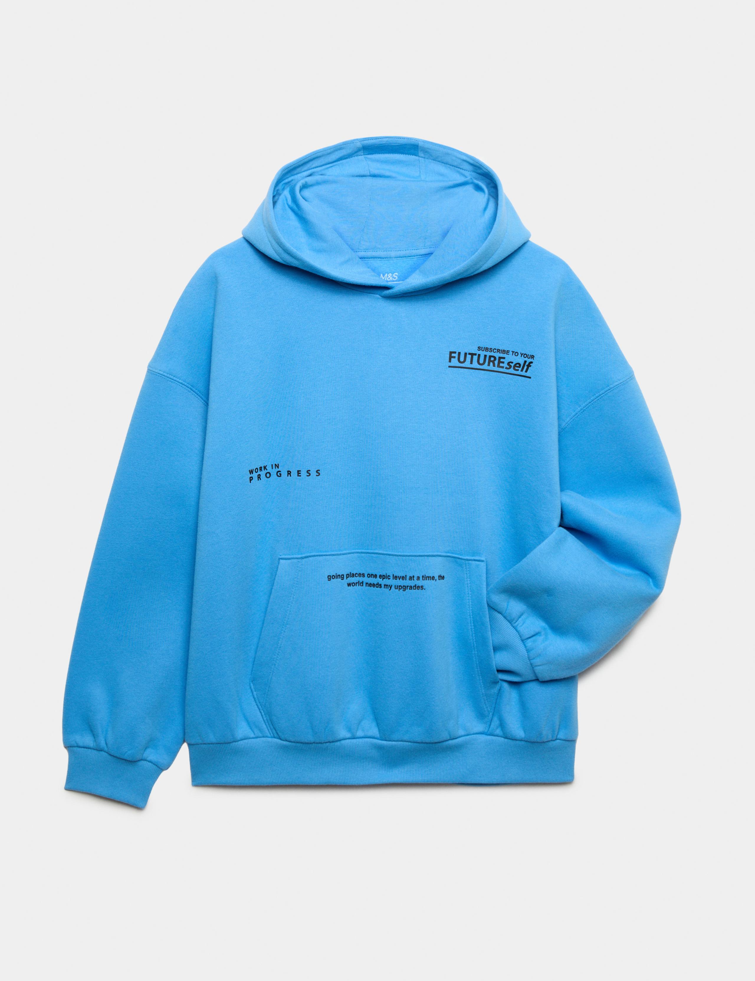 Cotton Rich Graphic Hoodie (6-16 Yrs)