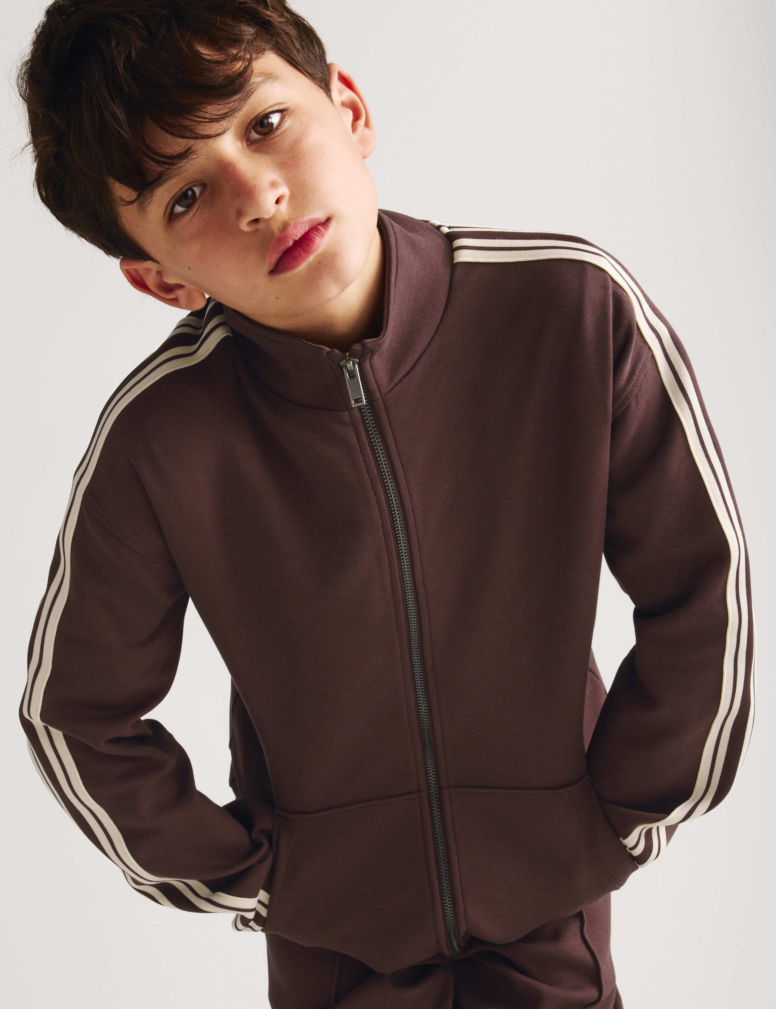 Cotton Rich Zip Sweatshirt (6-16 Yrs)