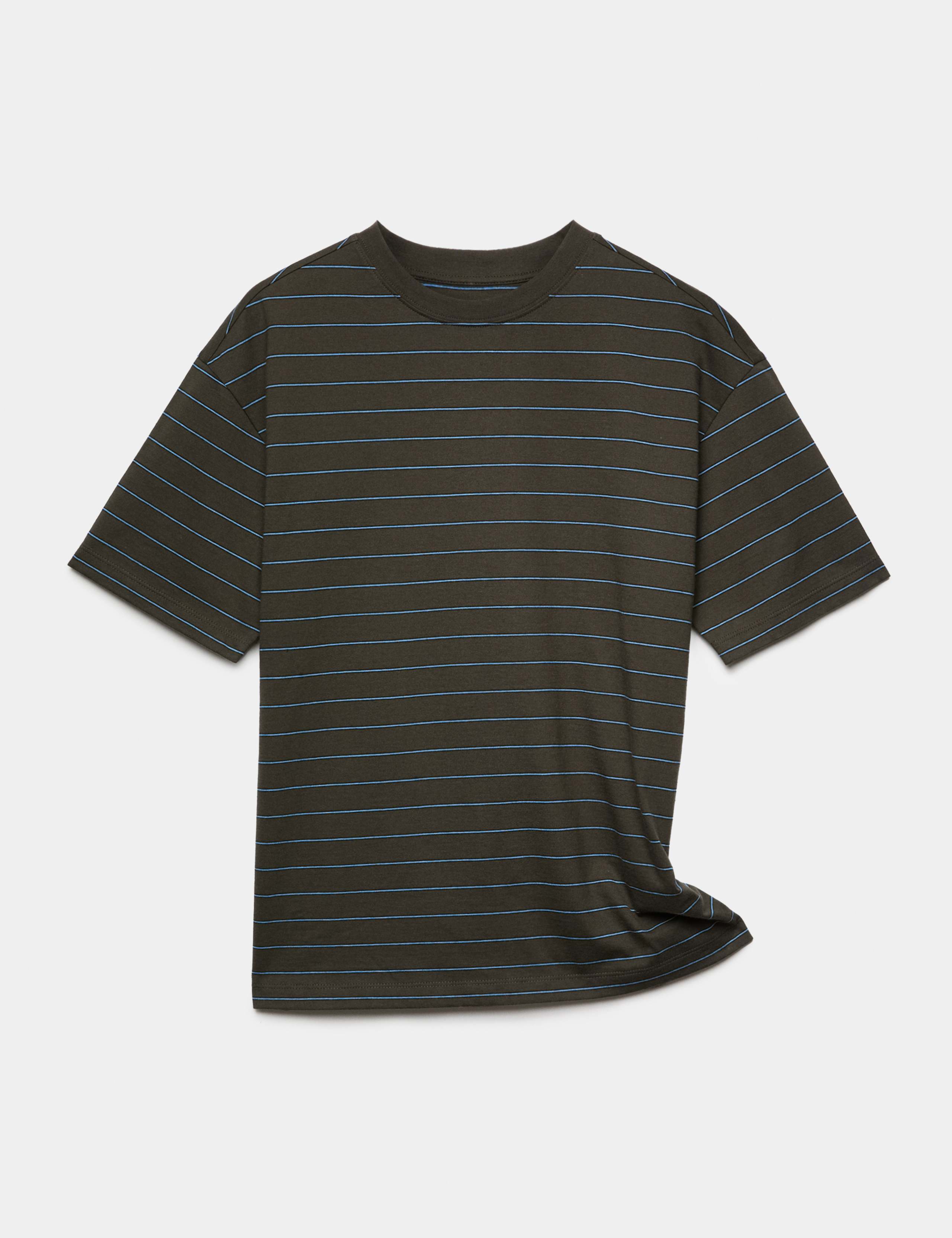Pure Cotton Striped T-Shirt (6-16 Yrs)