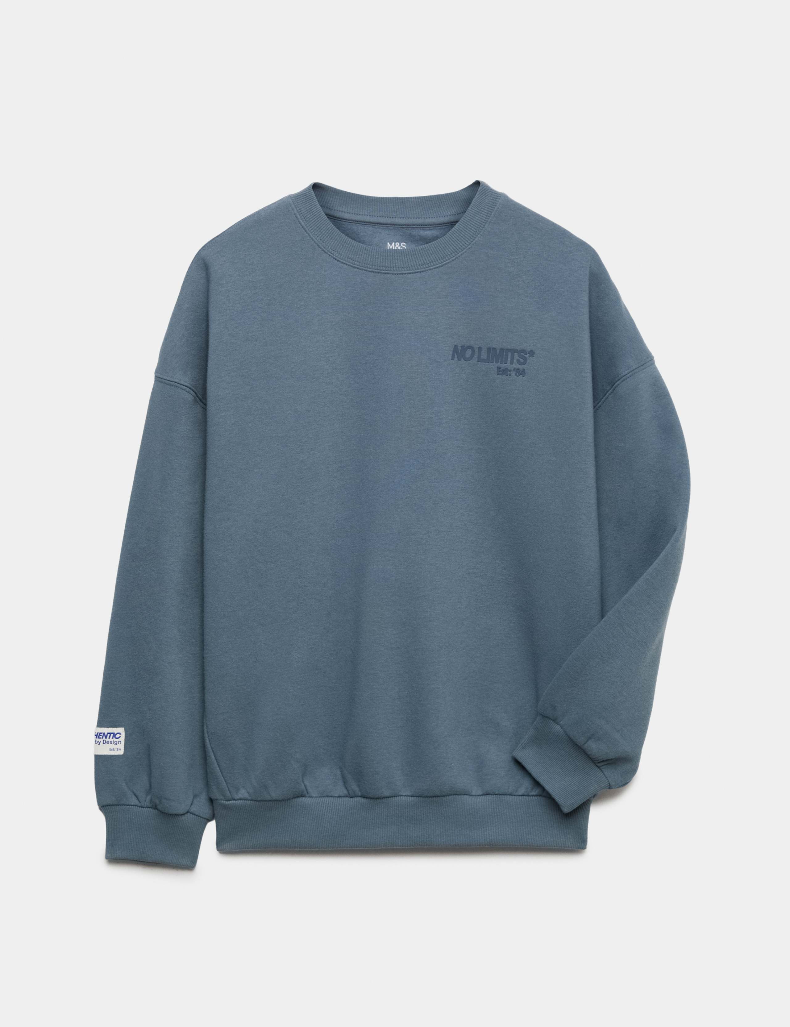 Cotton Rich Graphic Sweatshirt (6-16 Yrs)