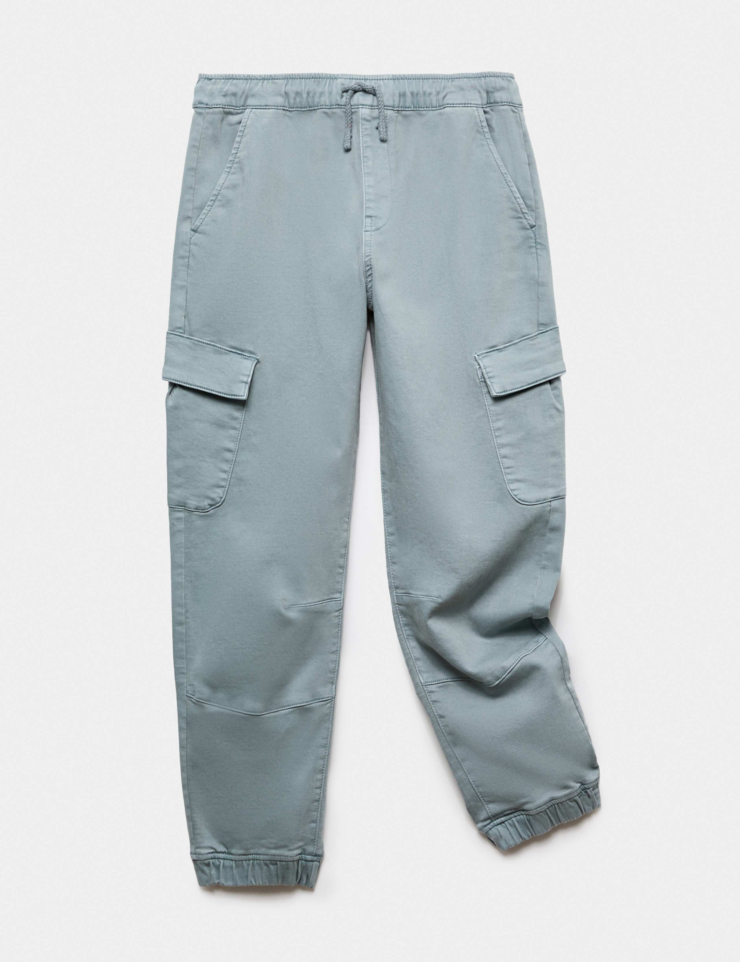 Cotton Rich Stretch Cargo Trousers (6-16 Yrs)