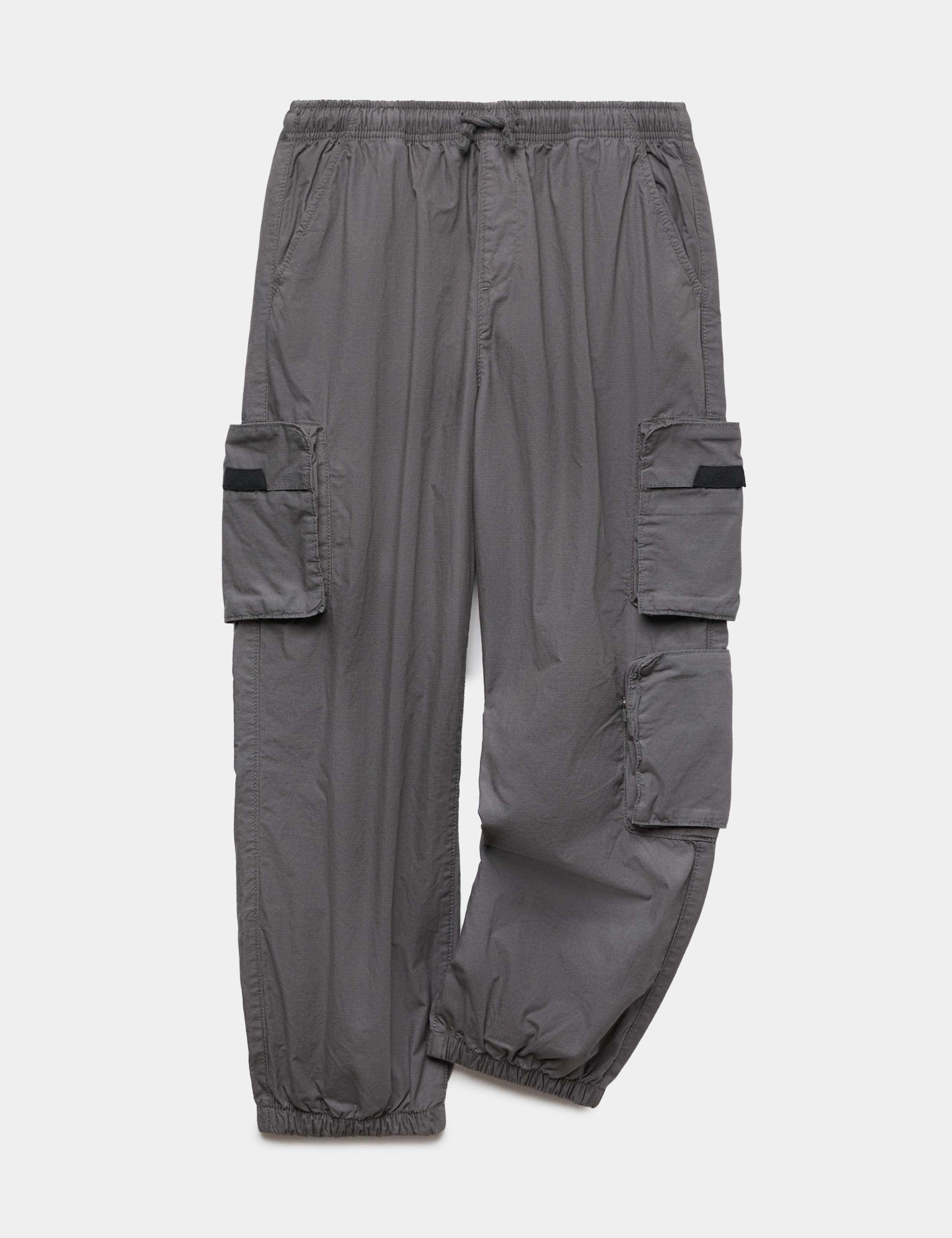 Pure Cotton Cargo Trousers (6-16 Yrs)