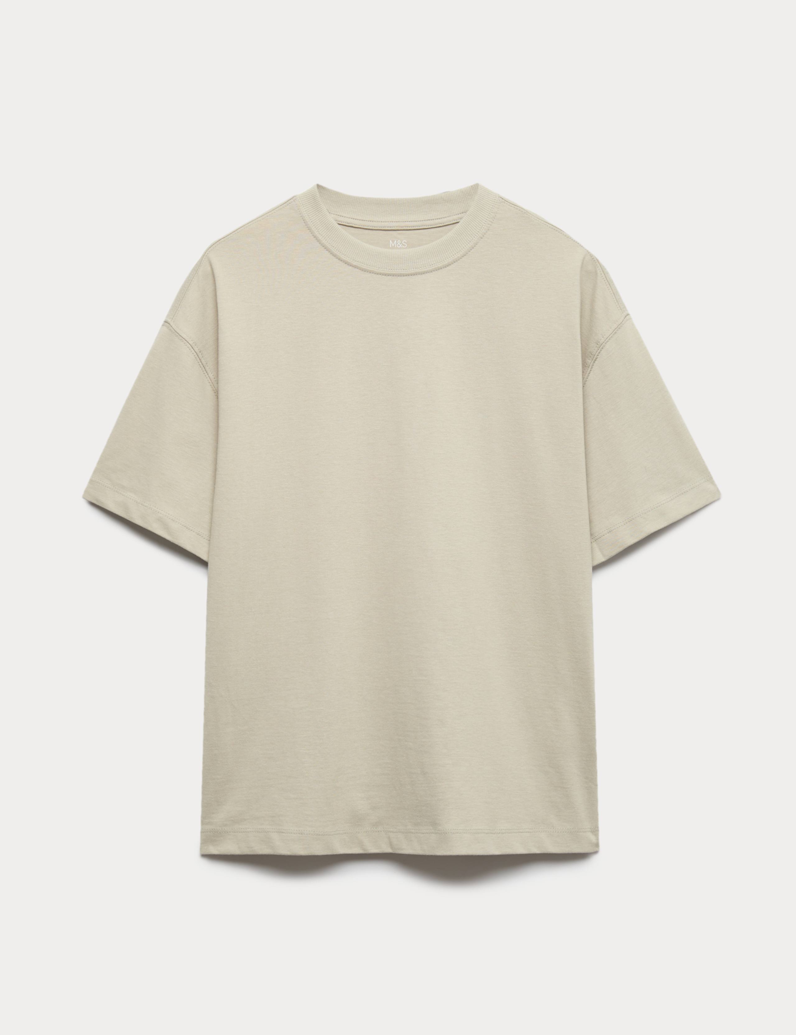 Pure Cotton Plain T-Shirt (2-16 Yrs)