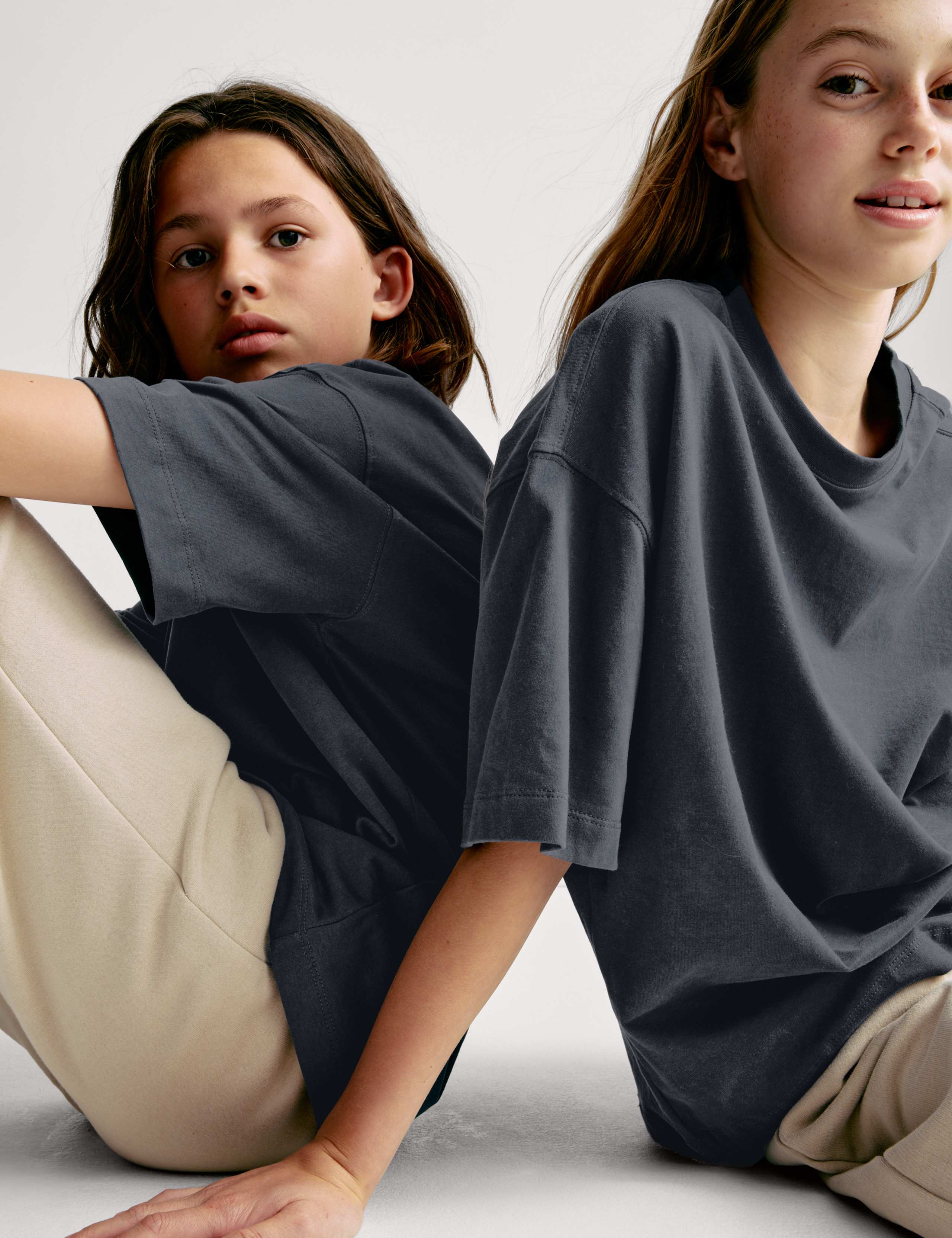 Pure Cotton Plain T-Shirt (2-16 Yrs)
