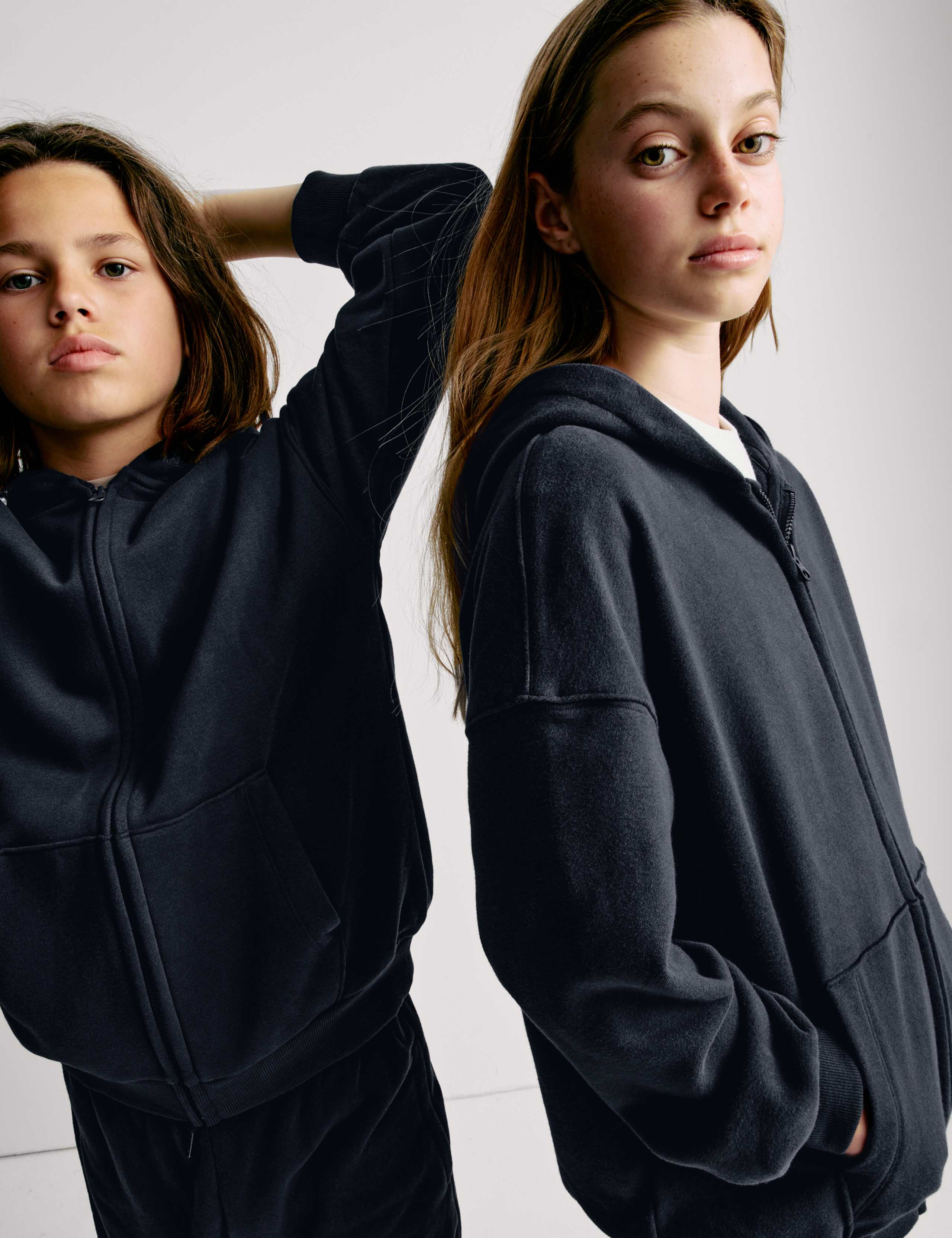 Cotton Rich Plain Hoodie (6-16 Yrs)