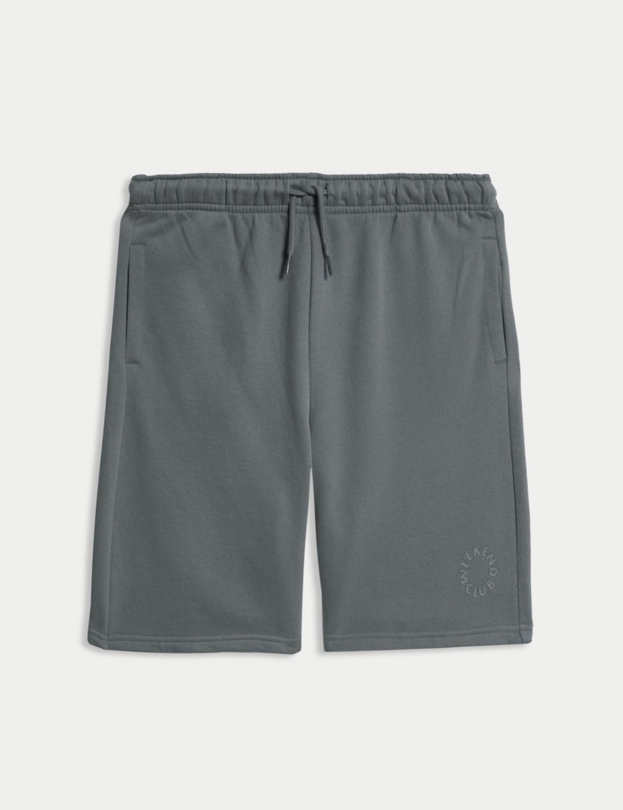 Cotton Rich Elasticated Waist Shorts (6-16 Yrs)