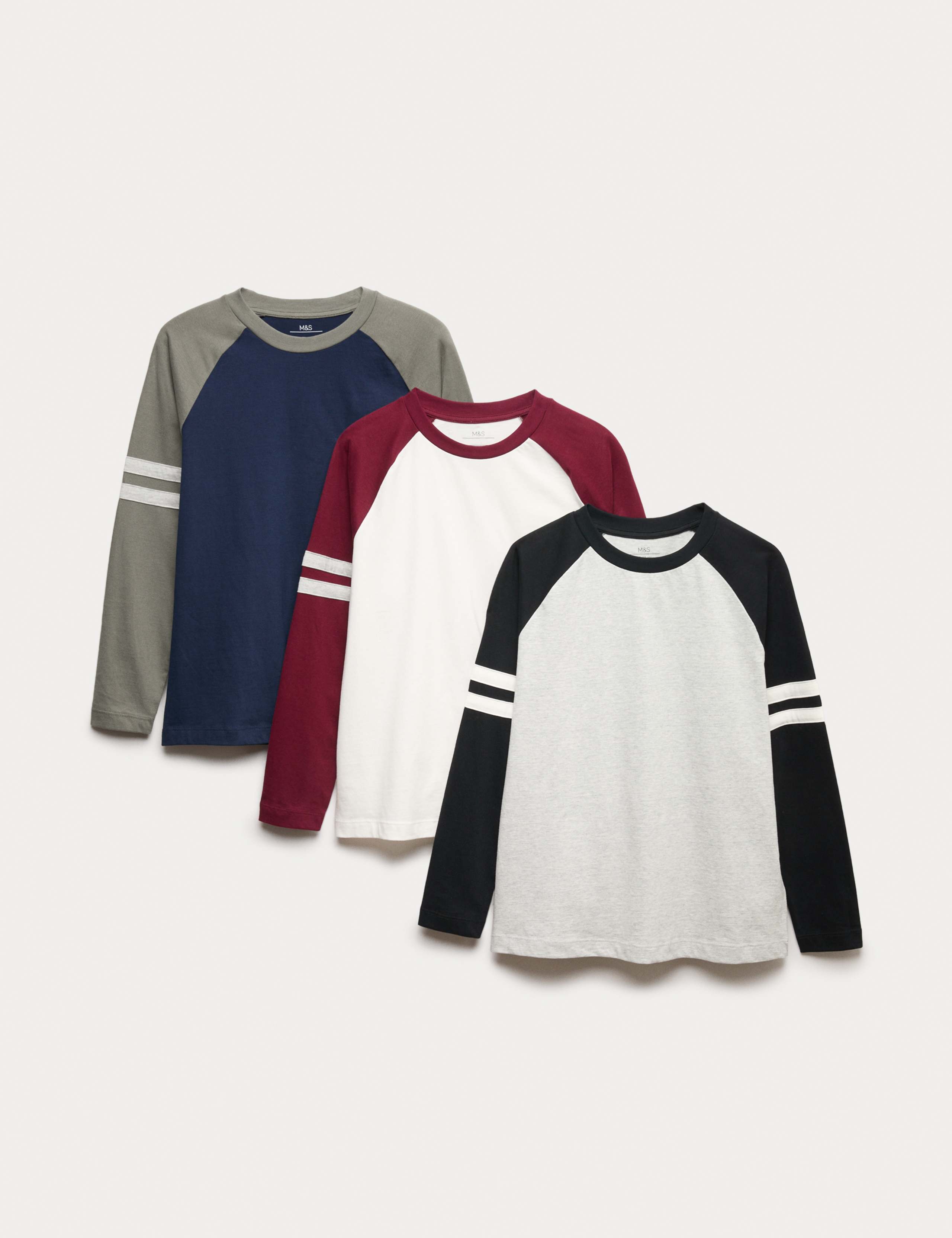 3pk Pure Cotton Tops (2-16 Yrs)