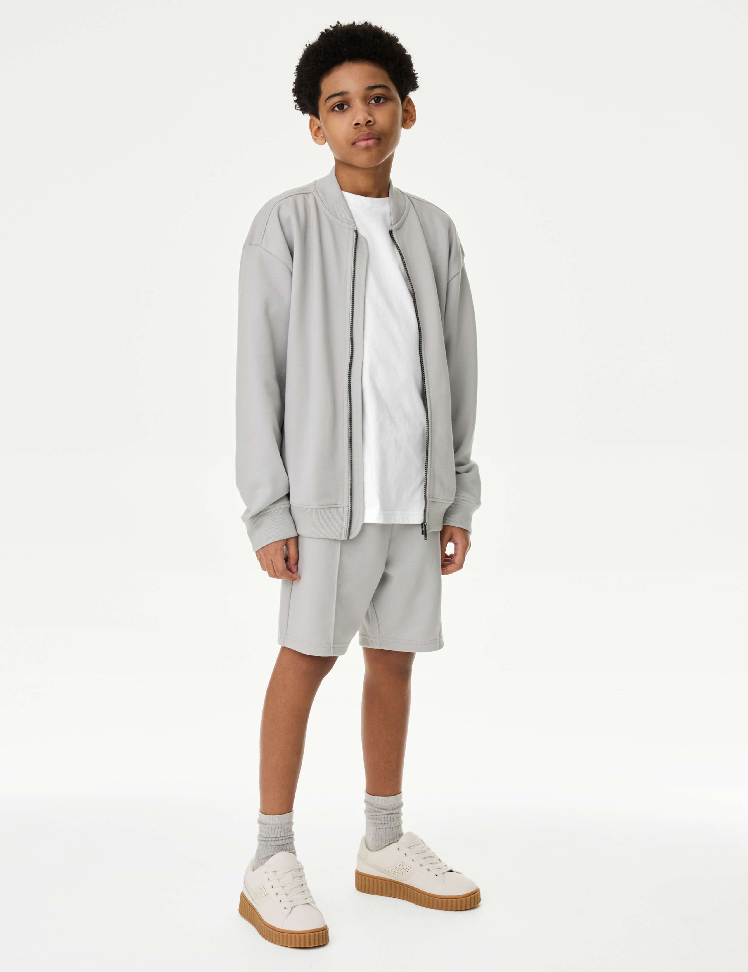 3pc Cotton Blend Top & Shorts Outfit (2-16 Yrs)