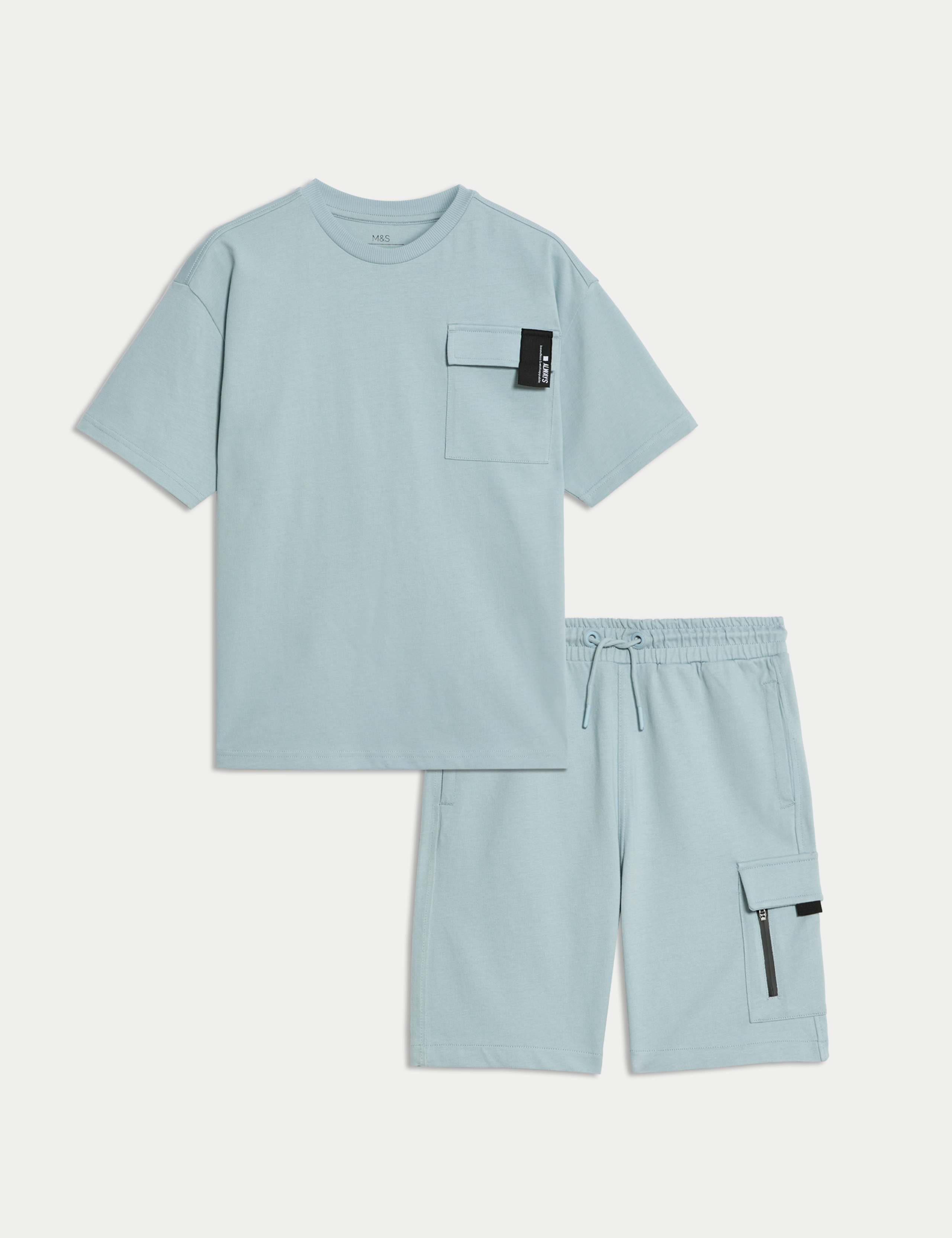 2pc Pure Cotton Sports Top & Bottom Set (2-16 Yrs)