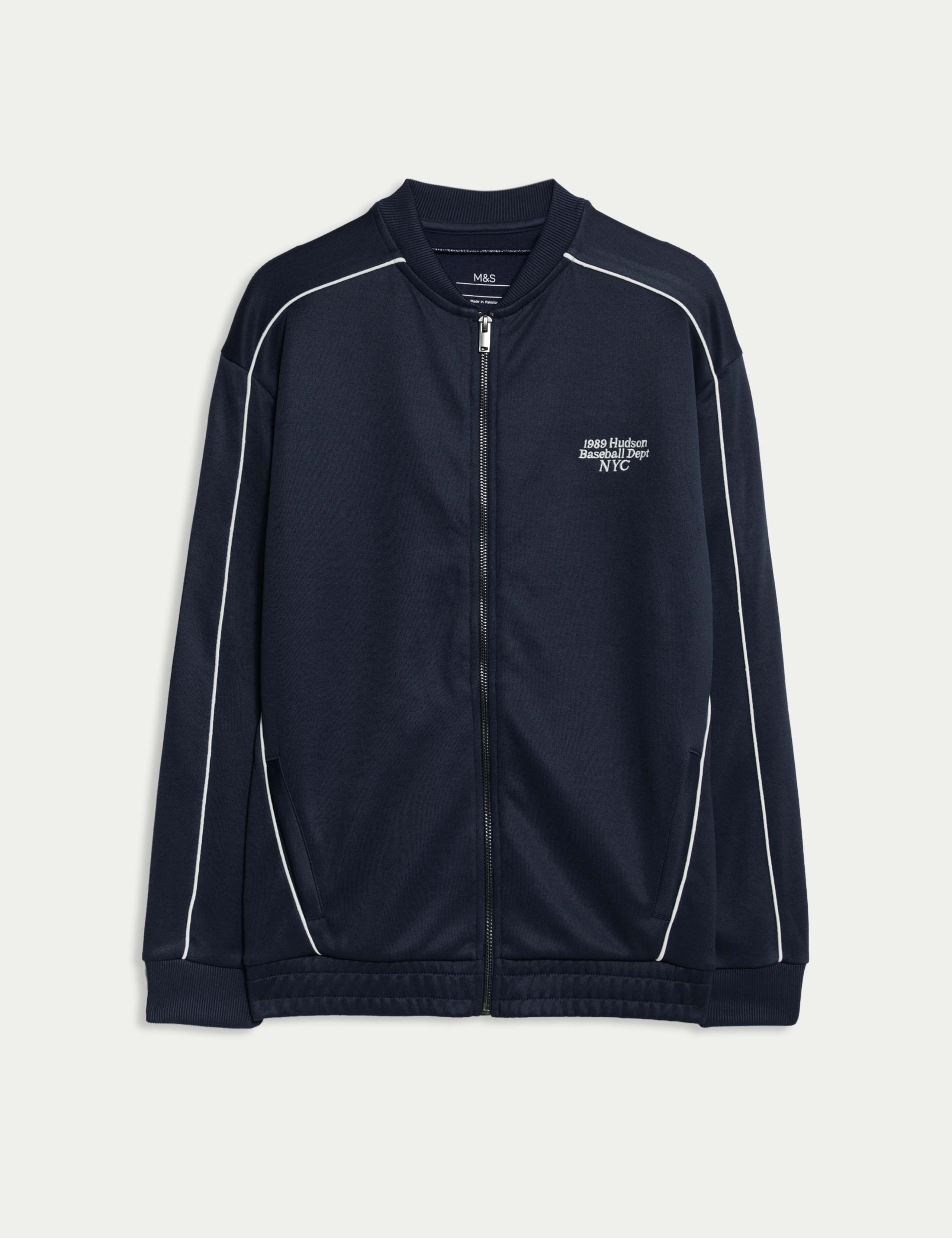 Tricot Slogan Zip Sweatshirt (6-16 Yrs)