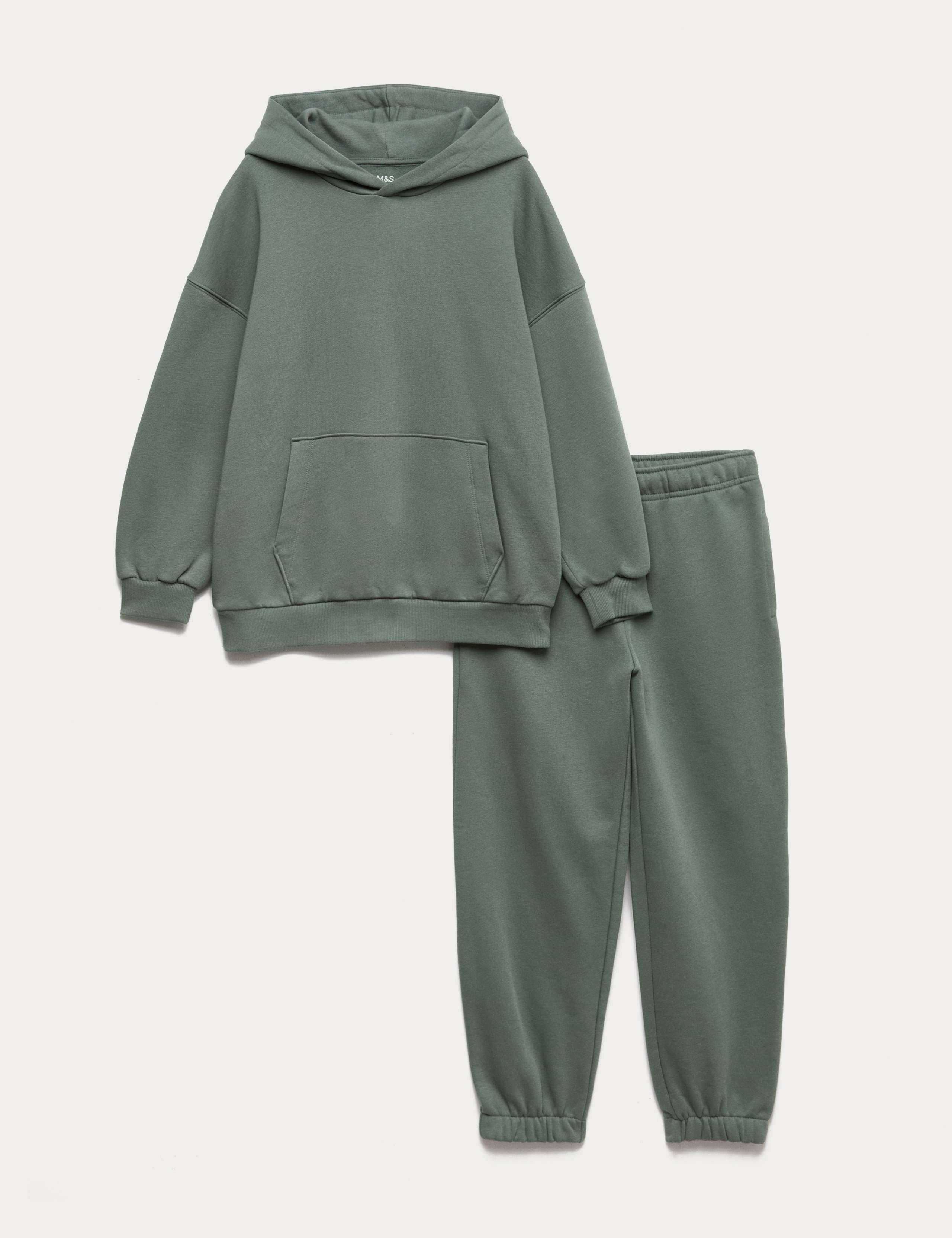Cotton Rich Hoodie and Jogger Set (6-16 Yrs)