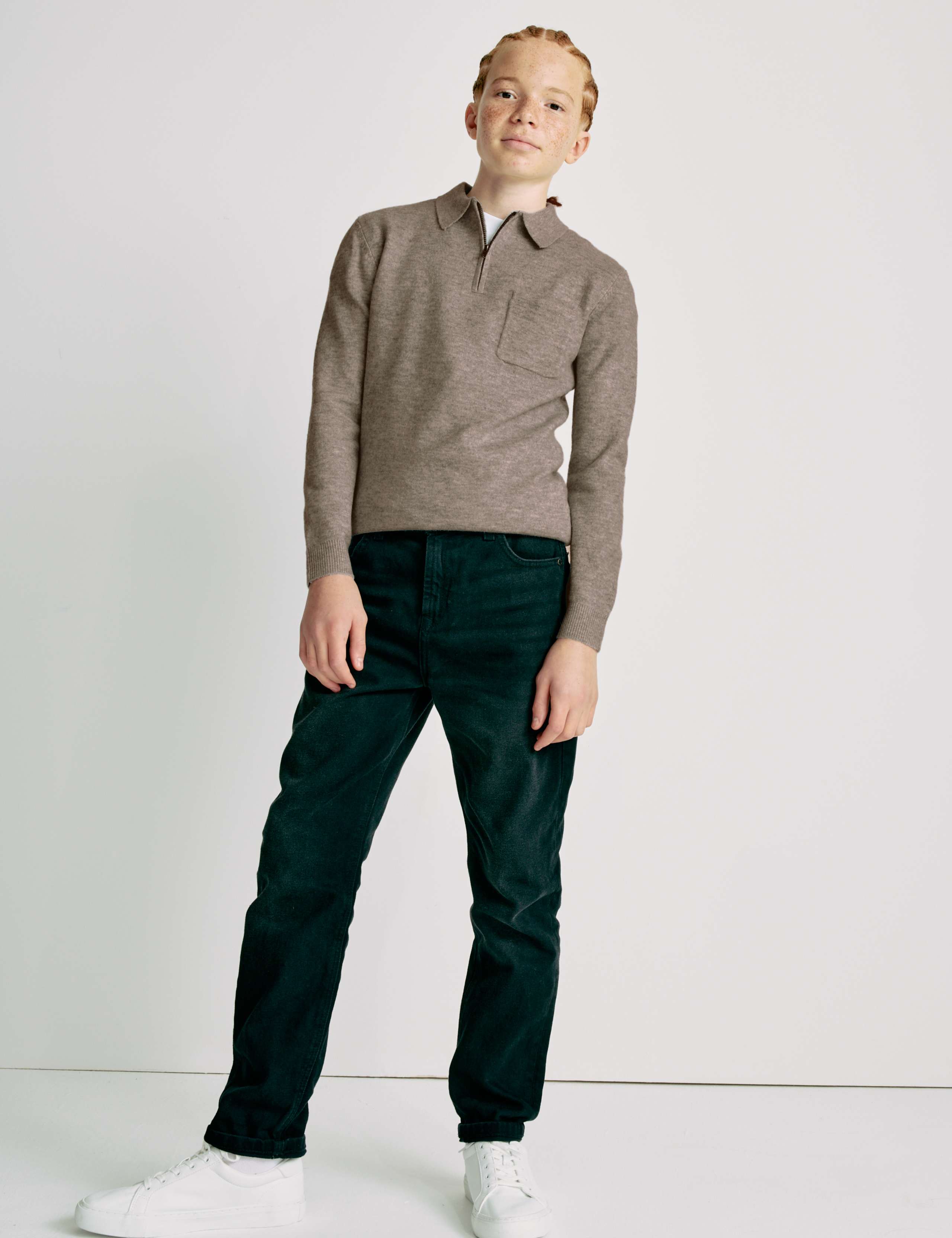 Zip Polo Shirt (2-16 Yrs)