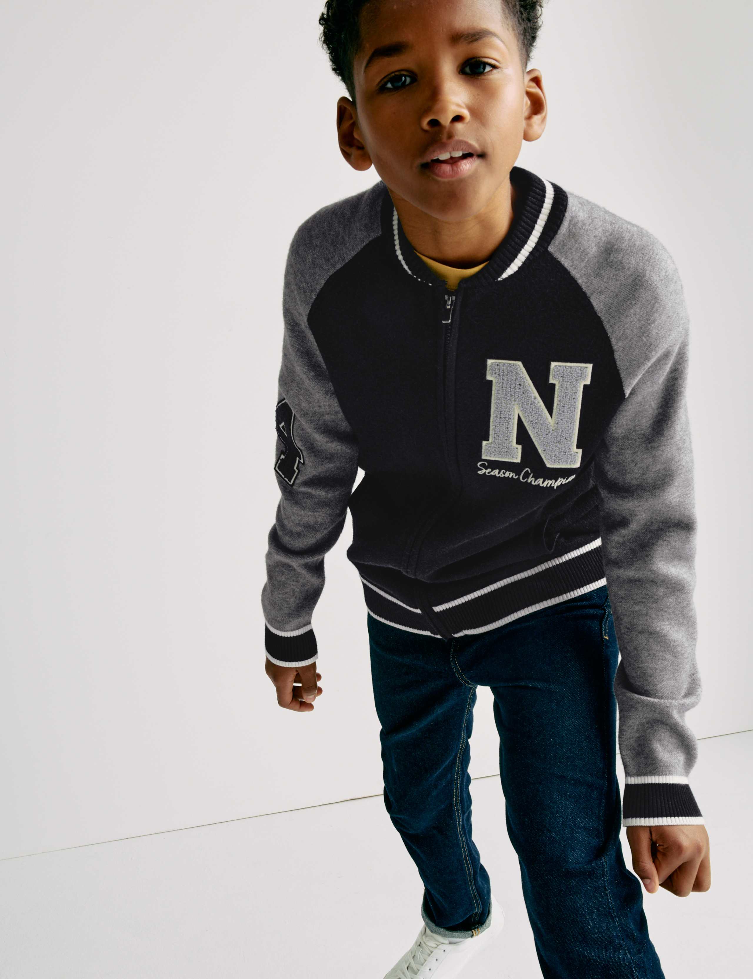 Knitted Zip Cardigan (6-16 Yrs)