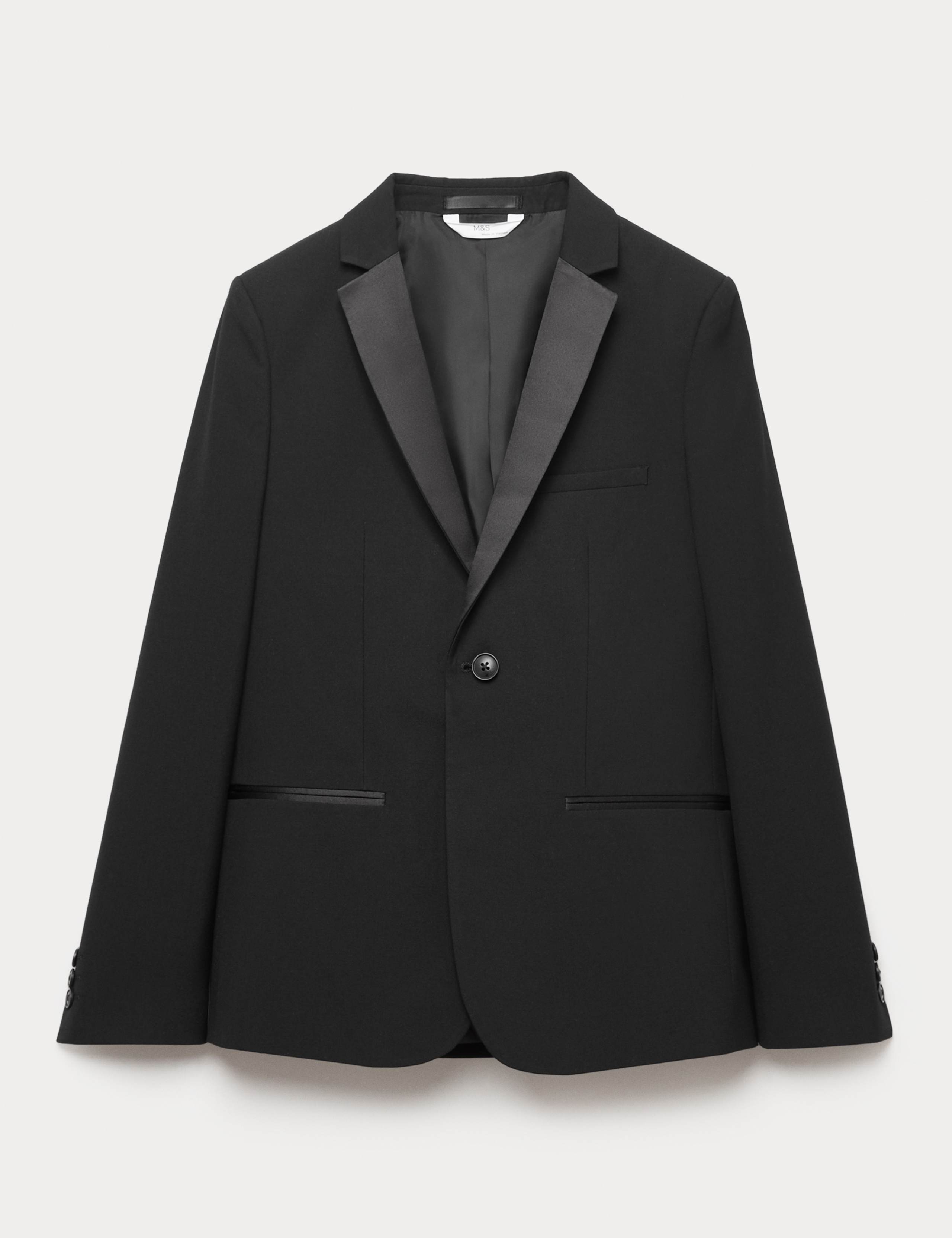 Slim Fit Tuxedo Jacket (6-16 Yrs)