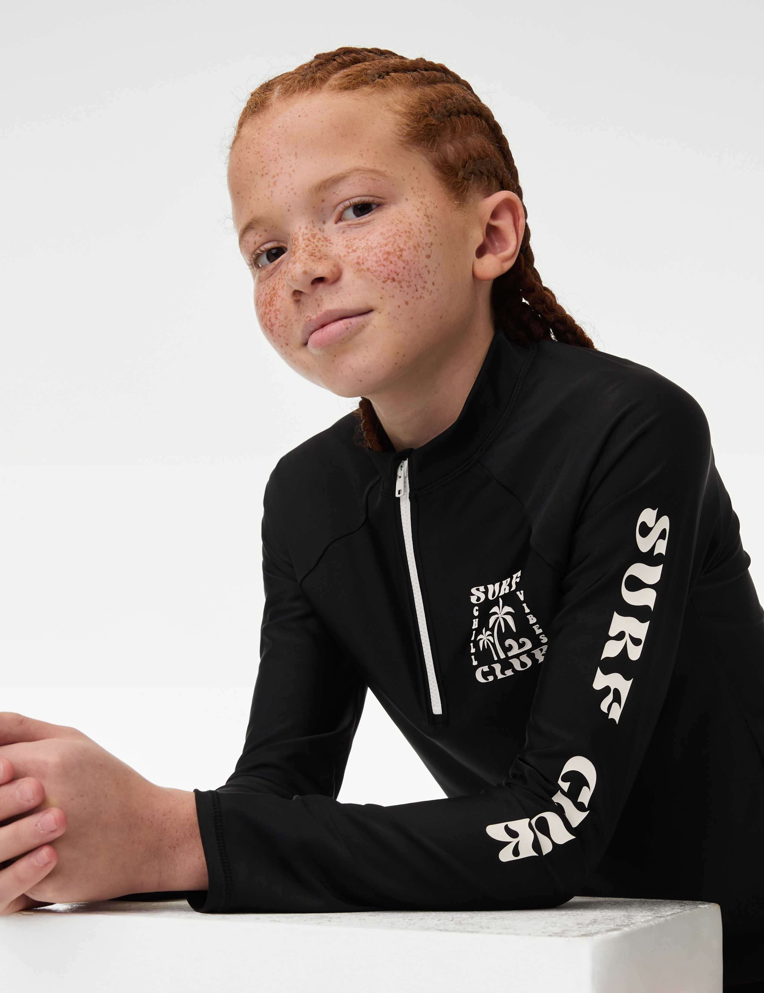 Surf Graphic Long Sleeve Rash Vest (2-16 Yrs)