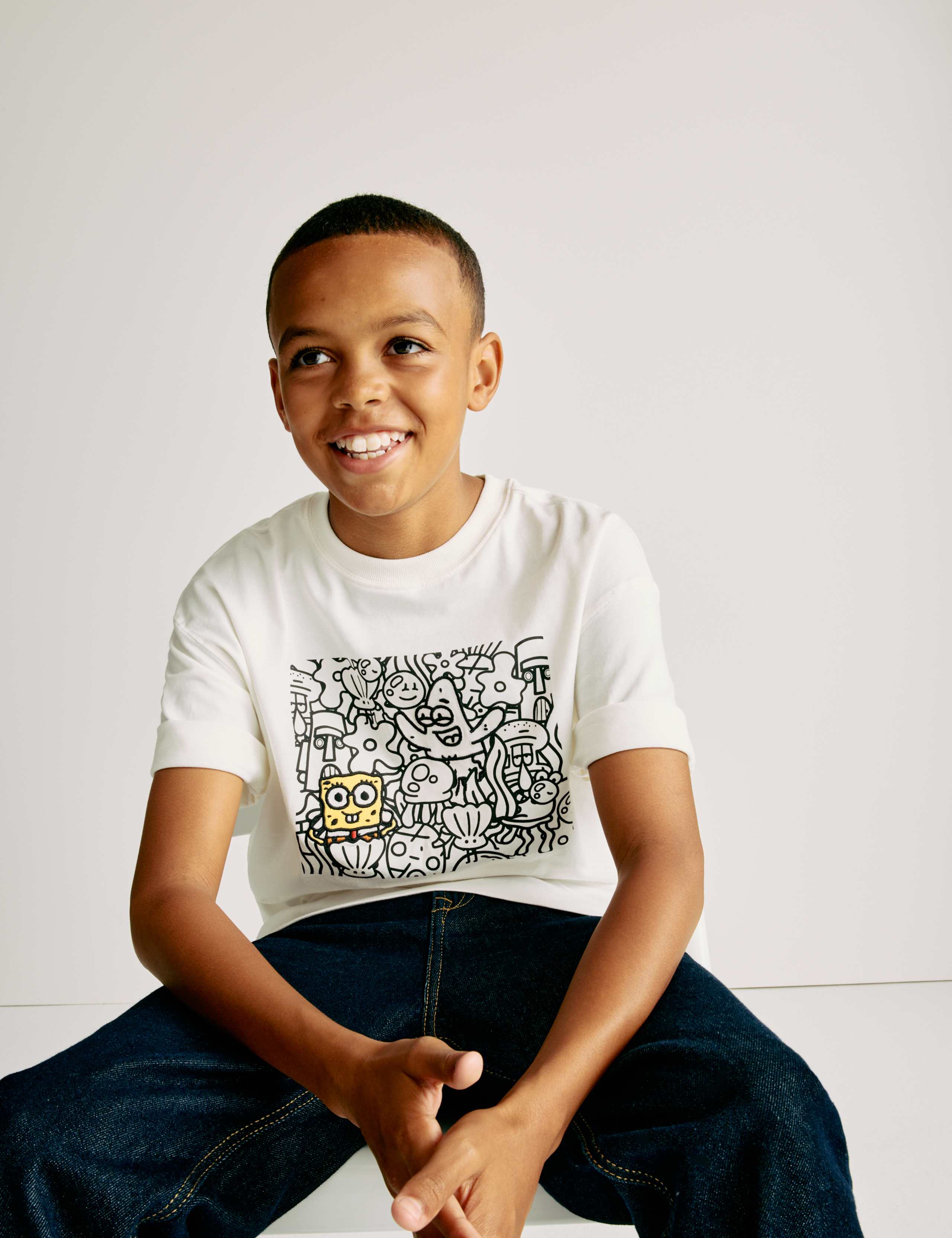 Doodle Boy™ x SpongeBob SquarePants™ Graphic T-Shirt (2-16 Yrs)