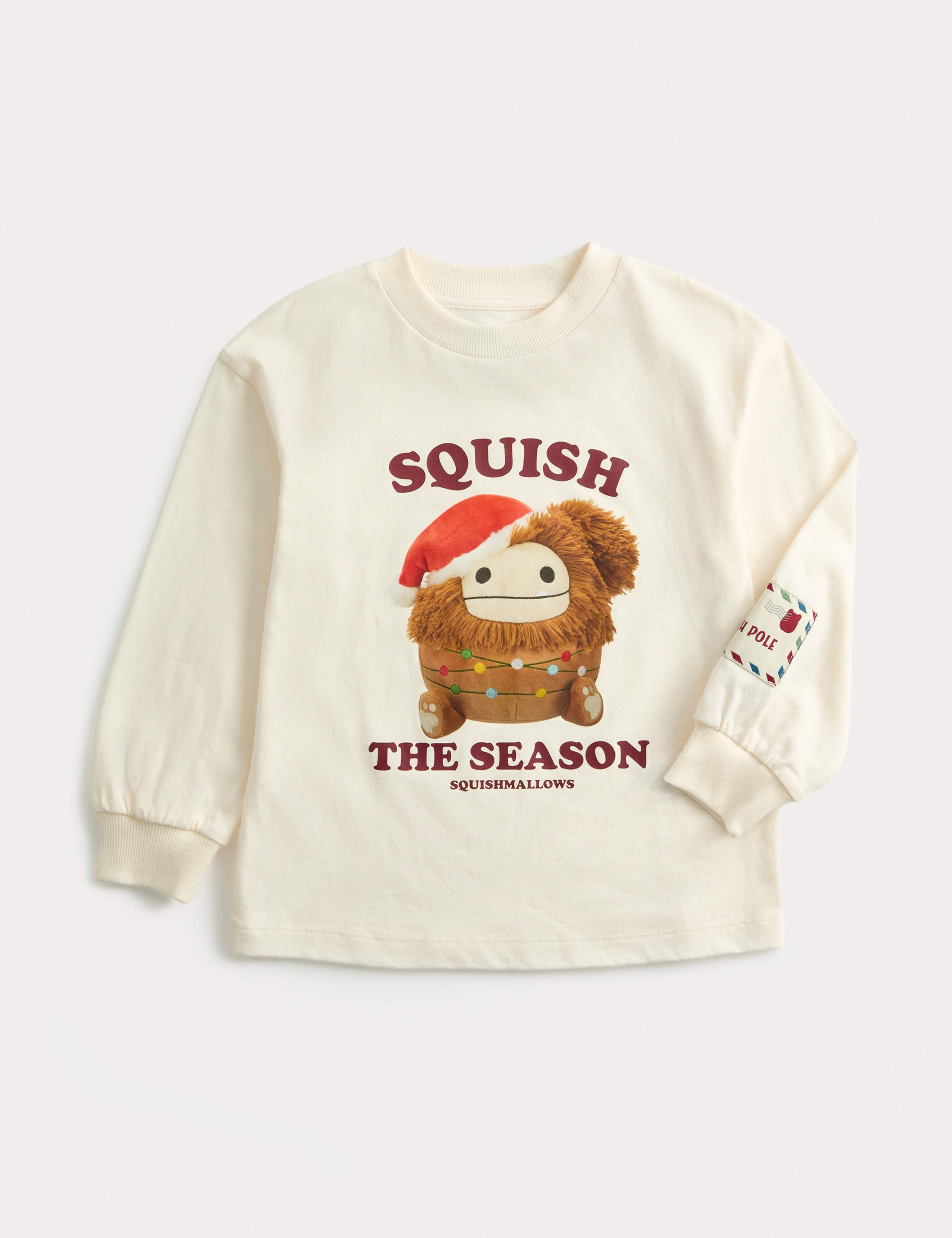 Pure Cotton Squishmallows™ Christmas Top (2-8 Yrs)