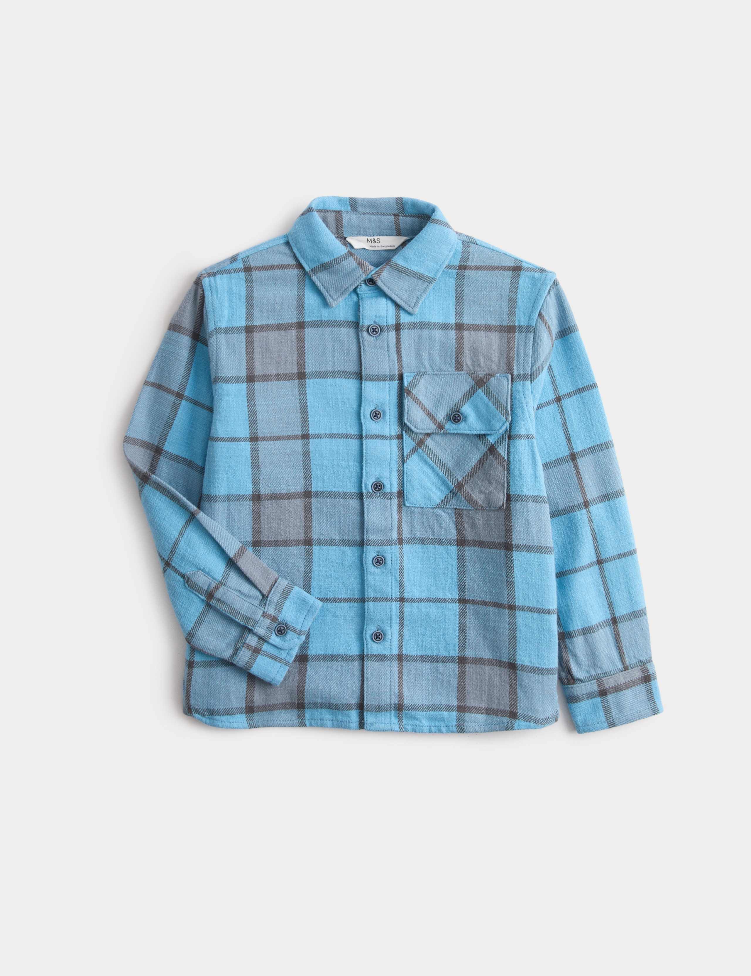 Pure Cotton Check Shirt (2-8 Yrs)