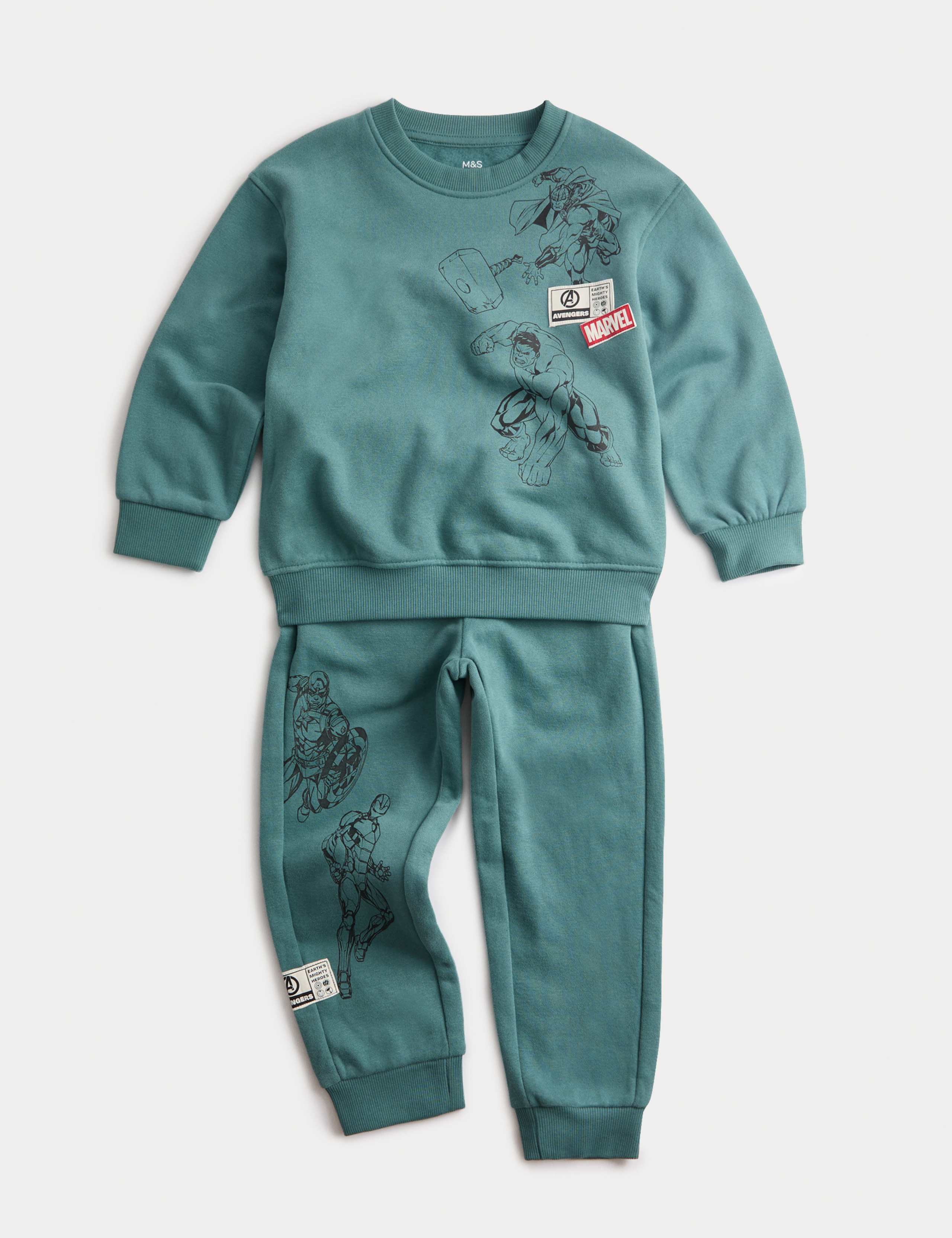 2pc Cotton Rich Marvel™ Top & Bottom Outfit (2-8 Yrs)