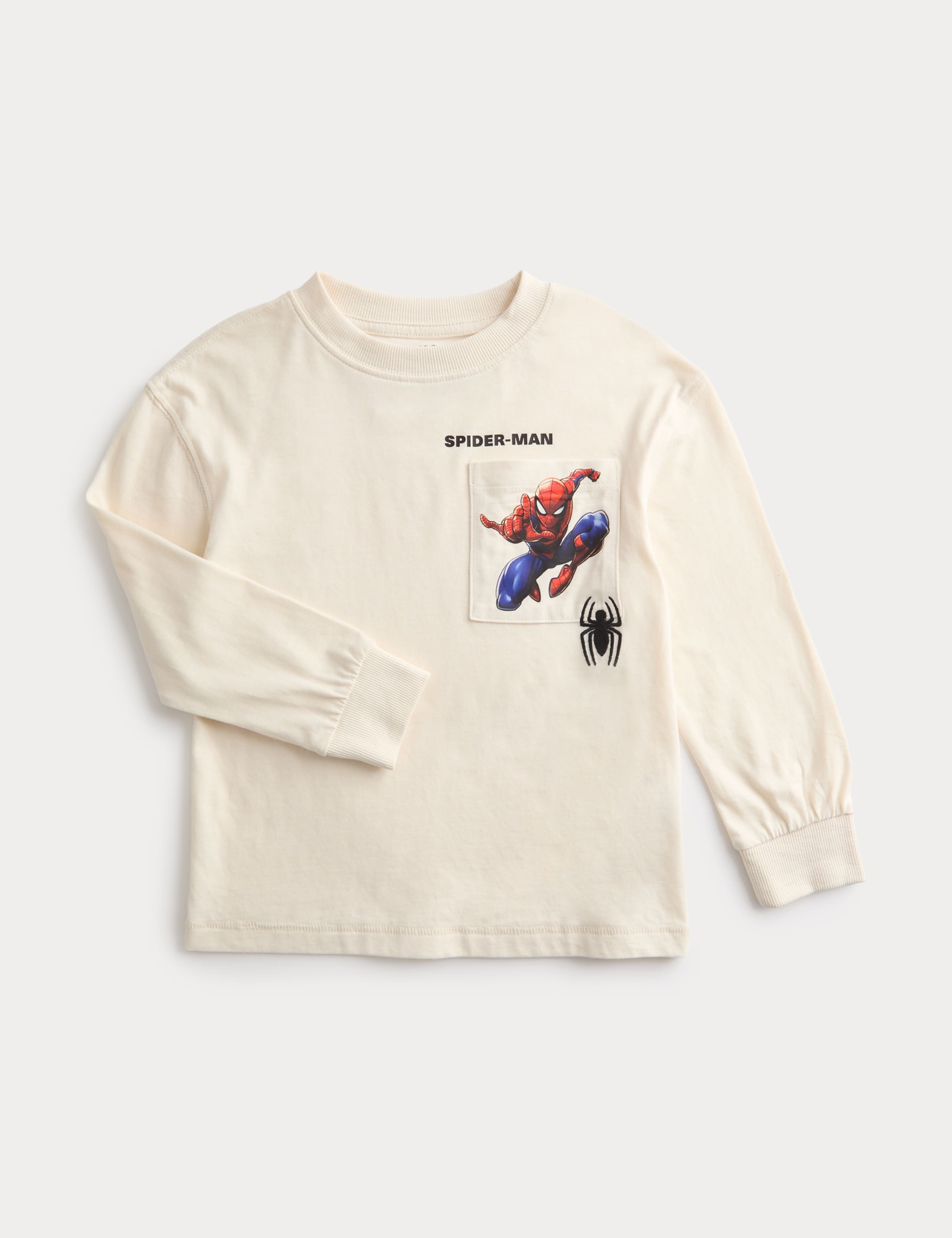 Pure Cotton Spider-Man™ Top (2-7 Years)