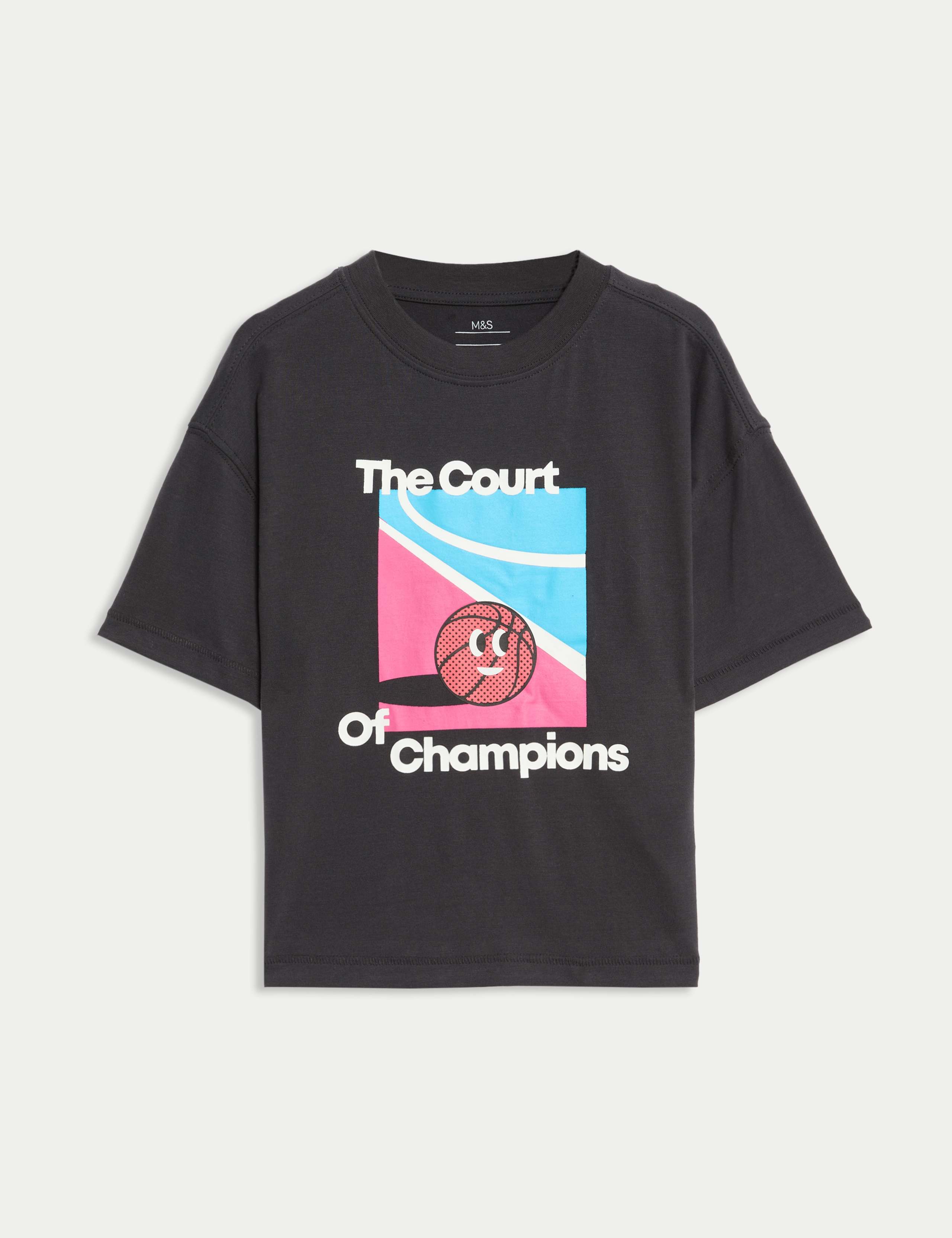 Pure Cotton Graphic T-Shirt (2-8 Yrs)