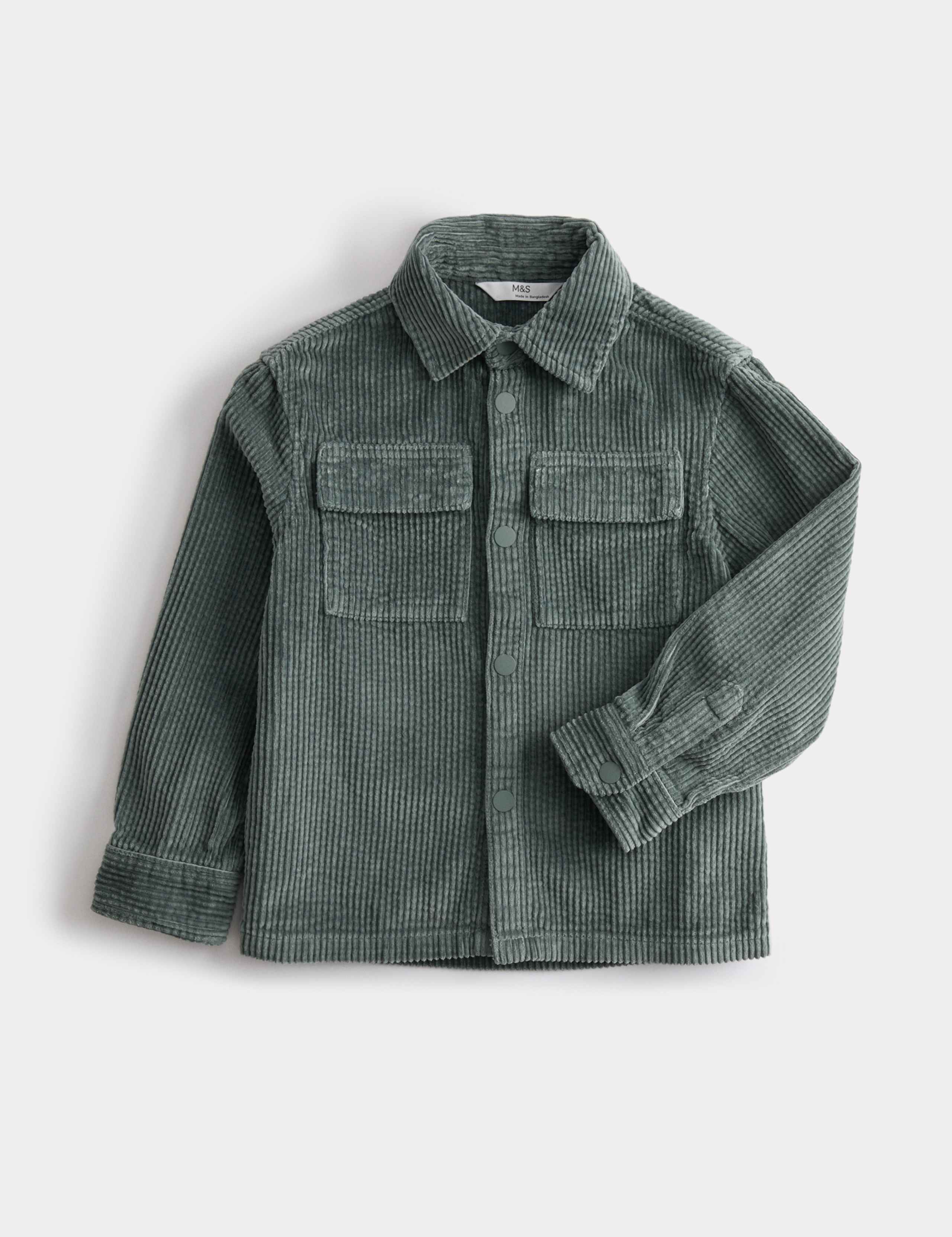 Pure Cotton Cord Shirt (2-8 Yrs)