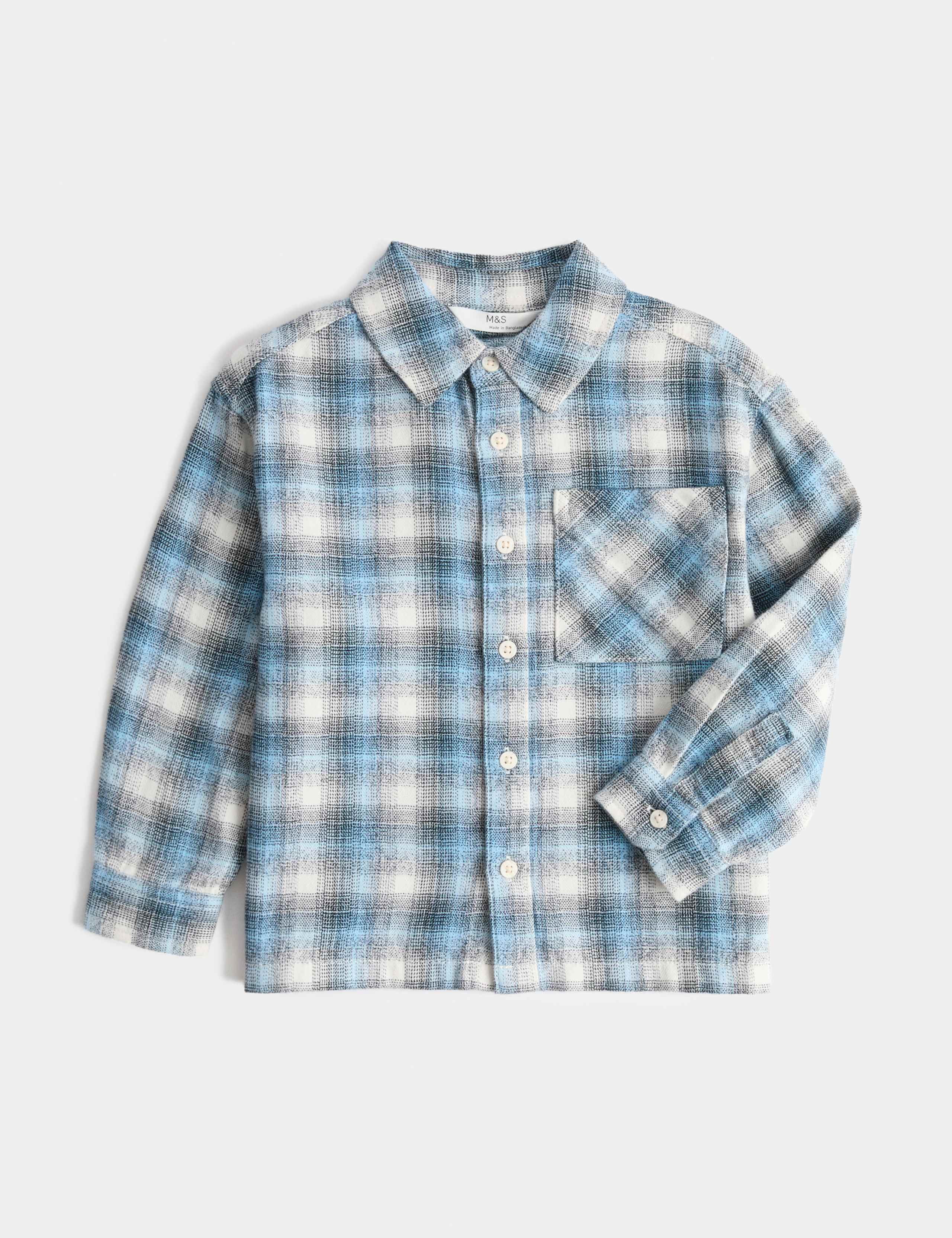 Pure Cotton Checked Shirt (2-8 Yrs)