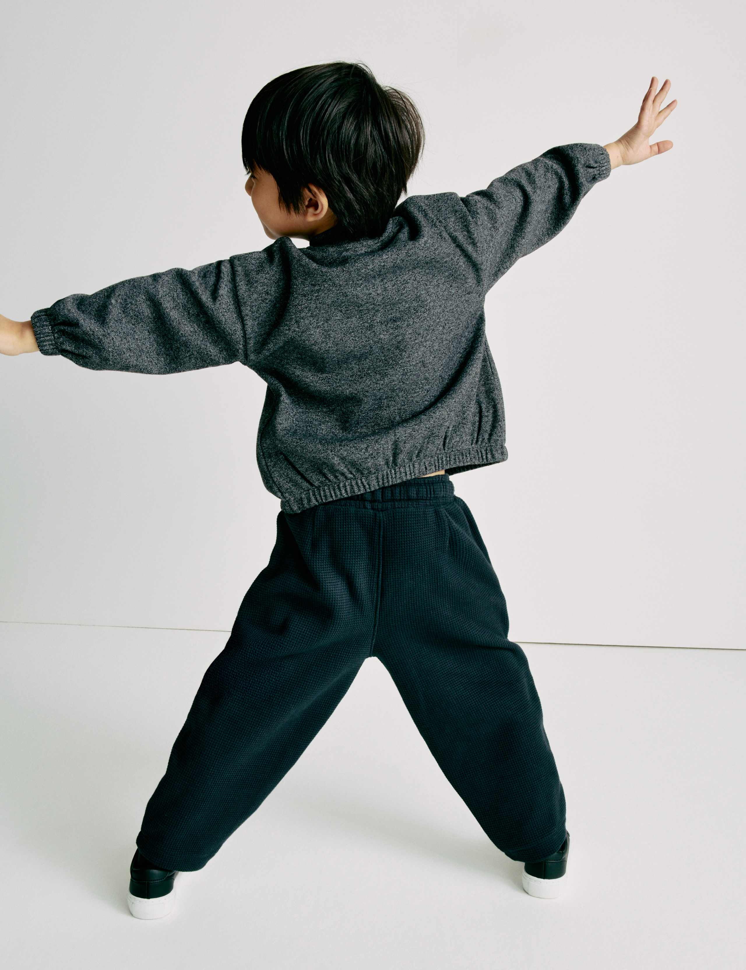 Cotton Blend Jersey Bomber Jacket (2-8 Yrs)