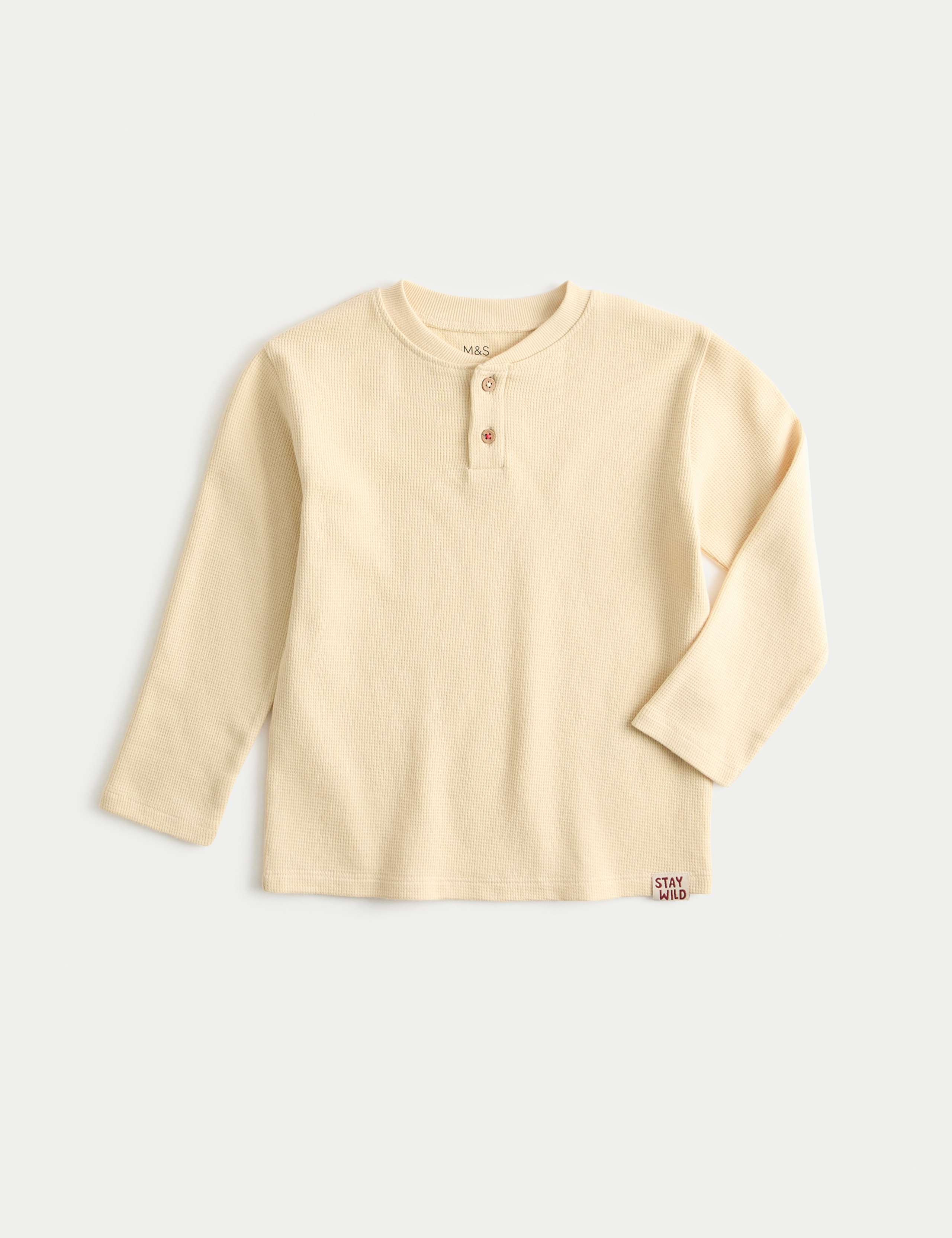 Pure Cotton Waffle Top (1-10 Yrs)