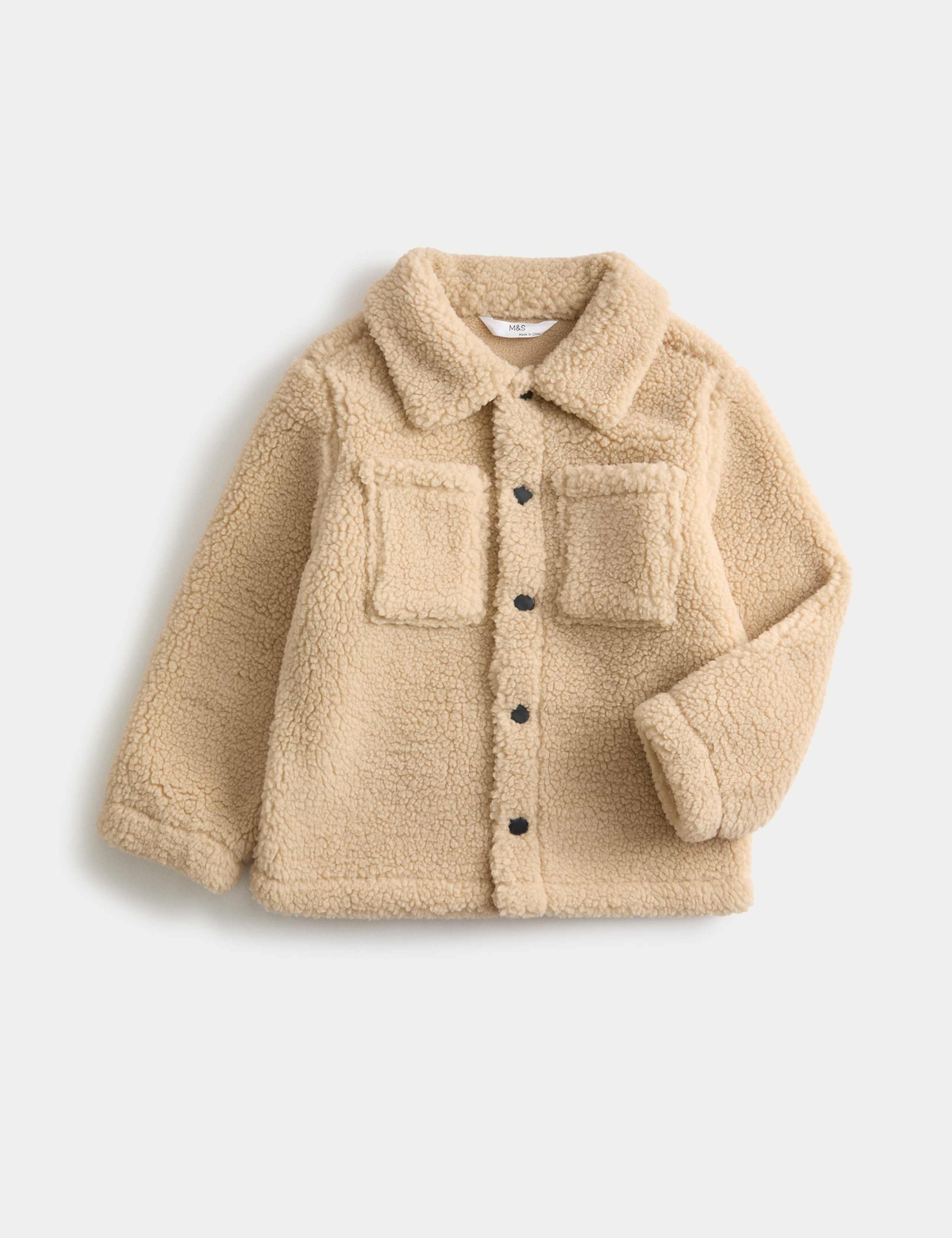 Borg Fleece Lined Shacket (2-8 Yrs)