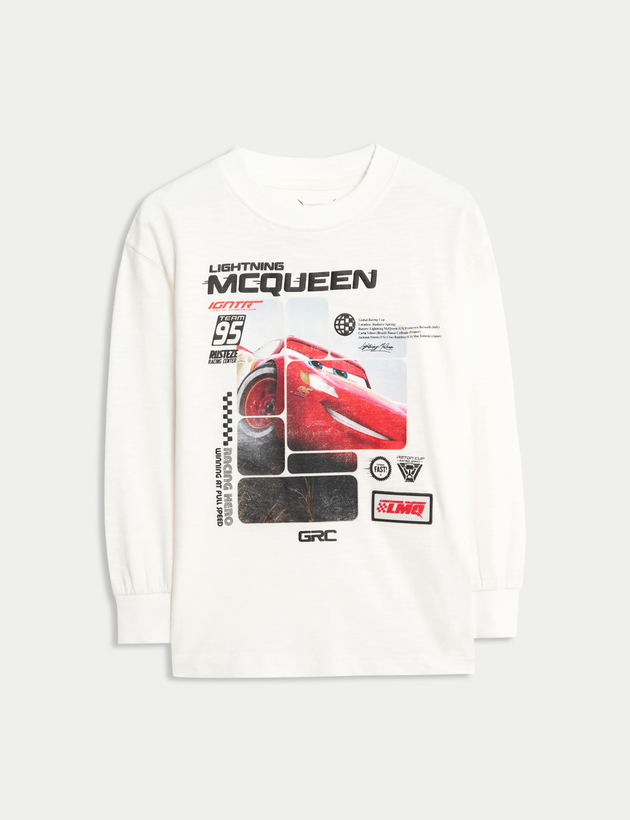 Pure Cotton Disney Cars T-Shirt (2-8 Yrs)
