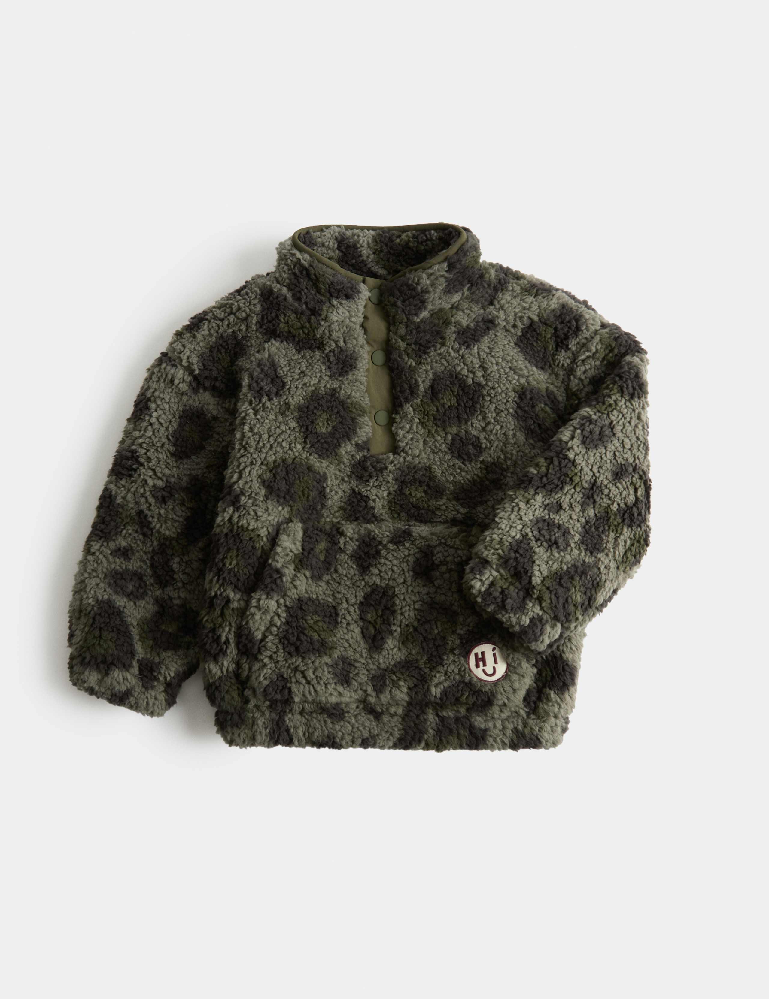 Borg Animal Print Jacket (2-8 Yrs)
