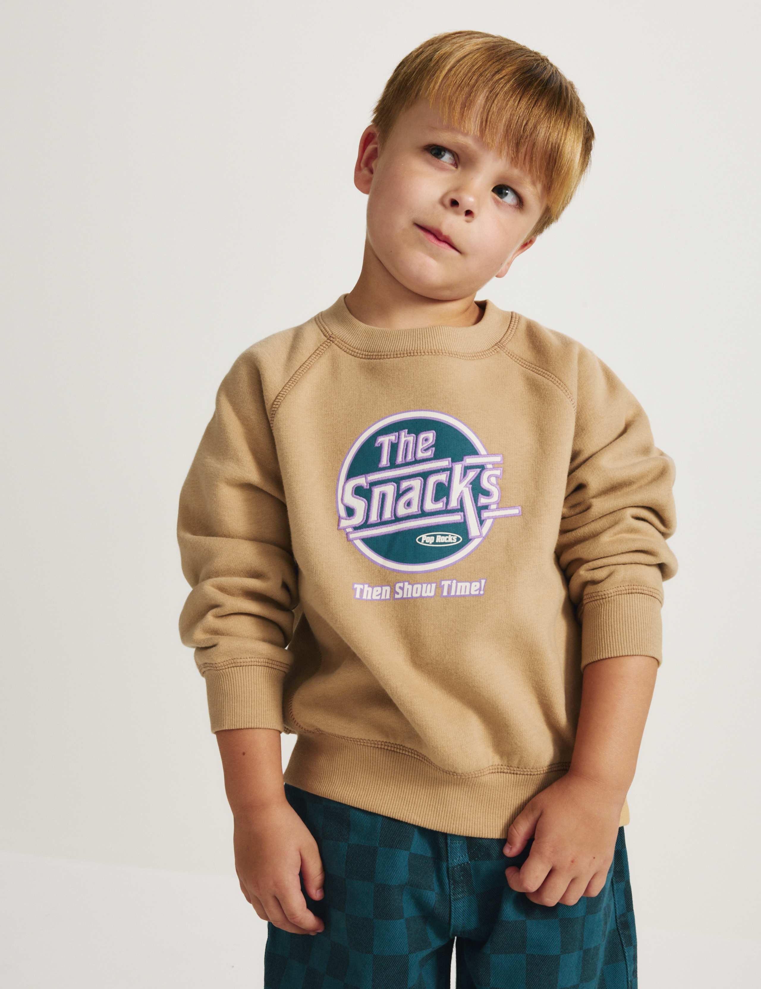 Cotton Rich Graphic Sweatshirt (2-8 Yrs)