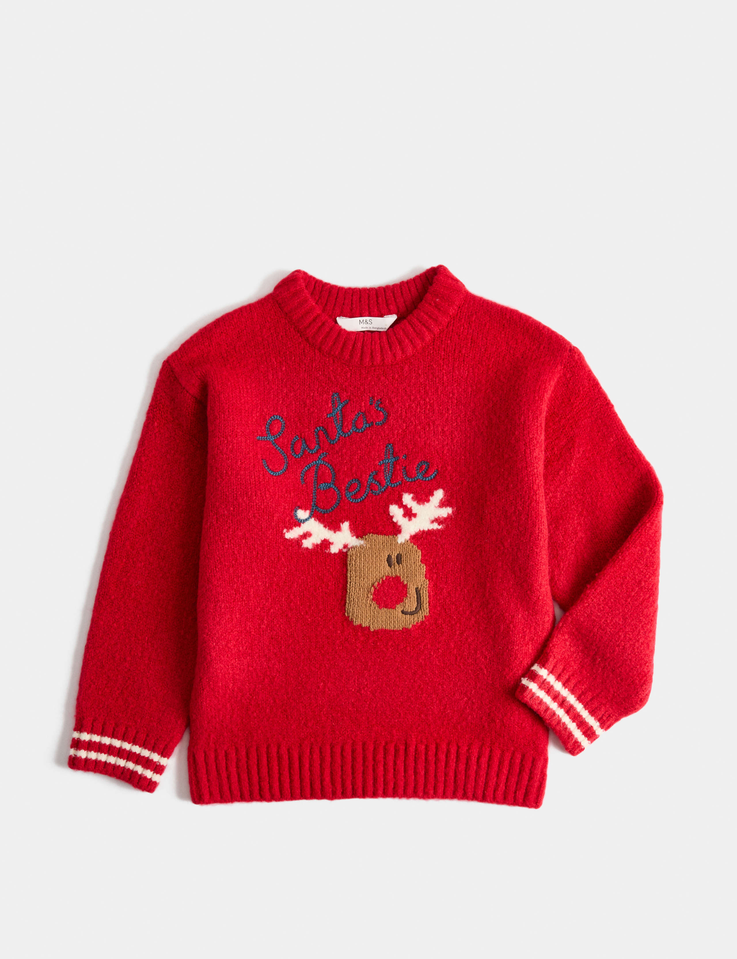 Christmas Reindeer Knitted Jumper (2-8 Yrs)
