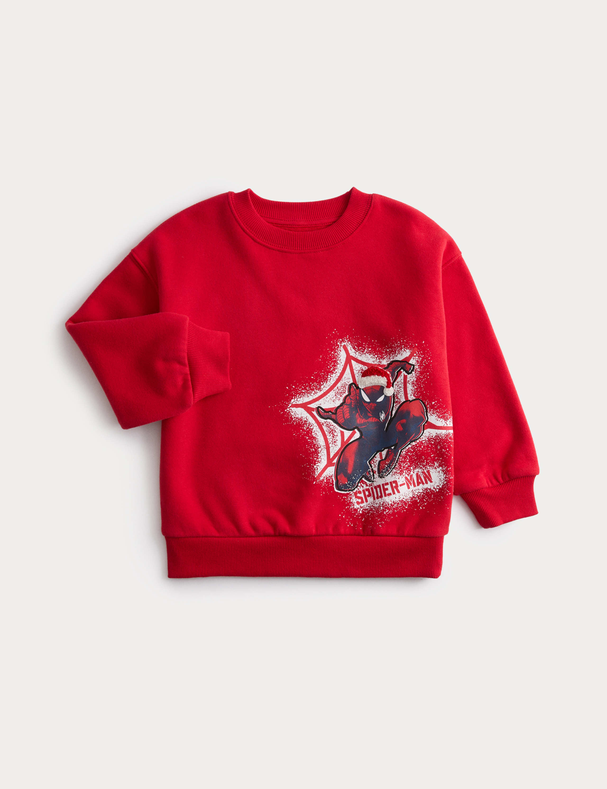 Cotton Rich Festive Spider-Man™ Sweatshirt