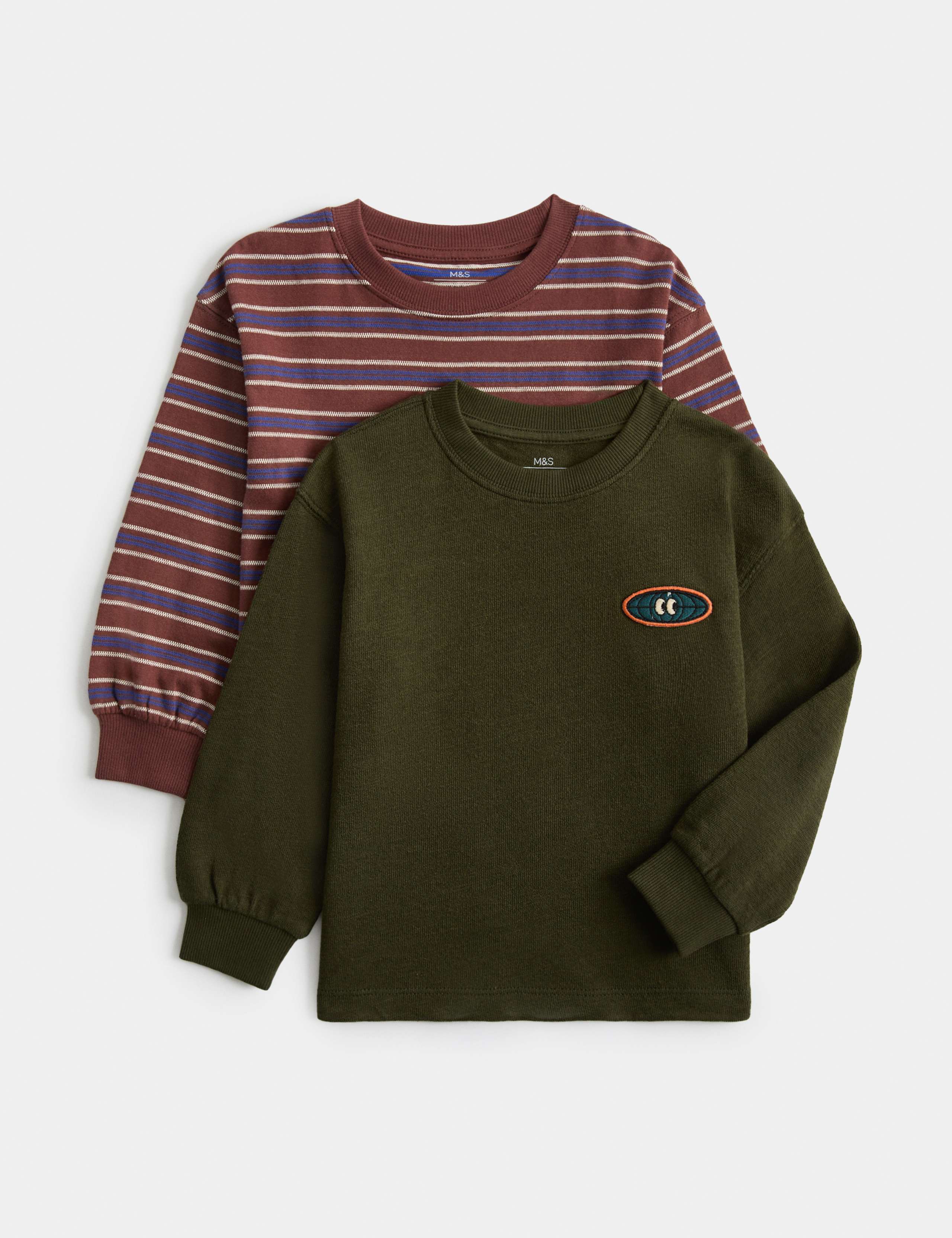 2 Pack Pure Cotton Graphic Tops (2-8 Yrs)