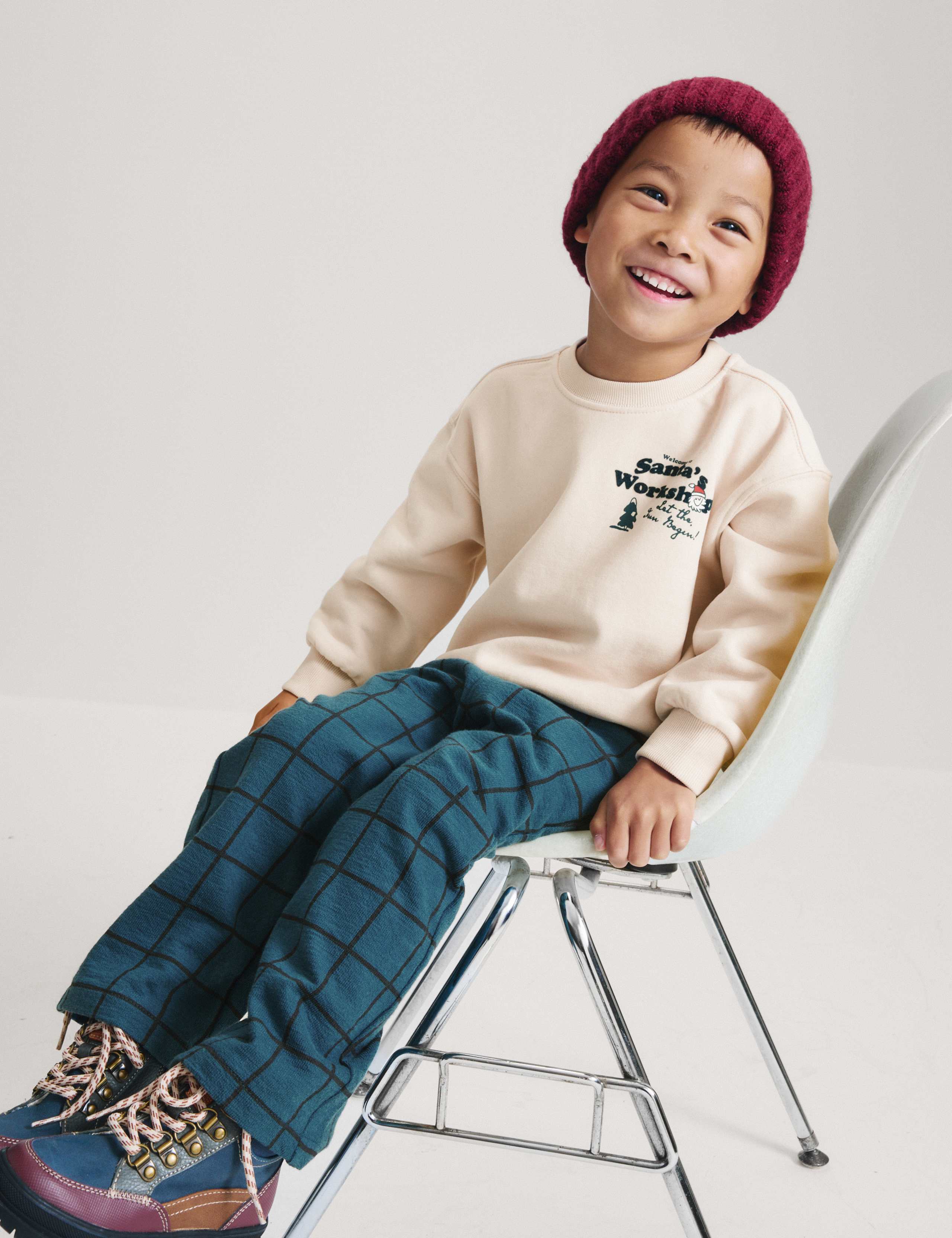 2 Piece Cotton Rich Santa's Workshop Outfit (2-8 Yrs)